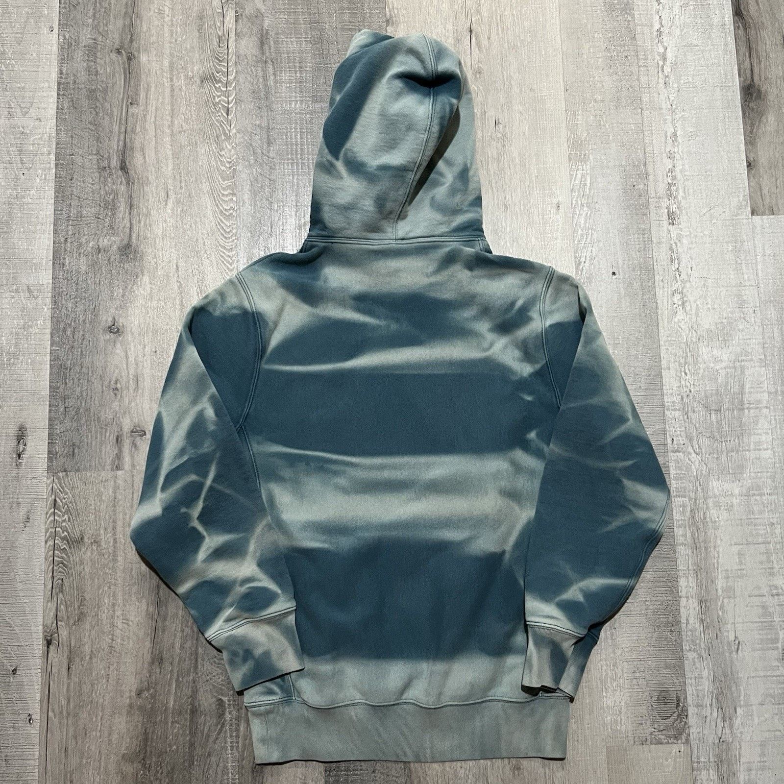 Vintage VTG Sun Faded Hoodie Blue Heavy Cotton Grunge Worn Skater Size US S / EU 44-46 / 1 - 2 Thumbnail