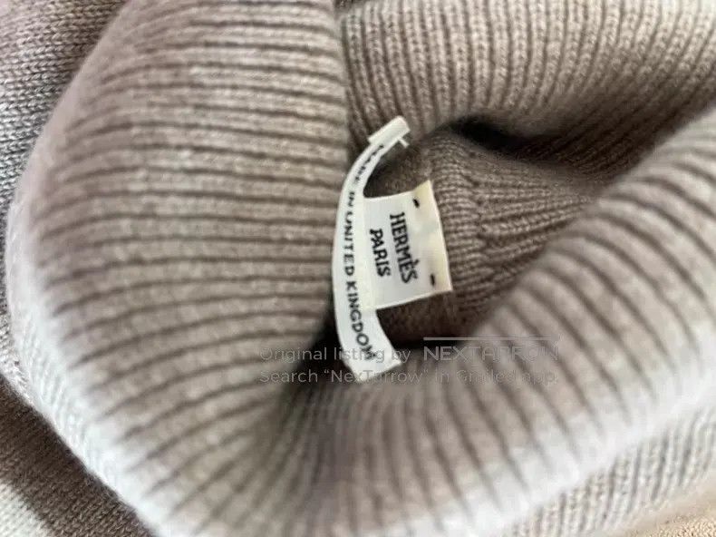 Hermes Hermes size TU Cashmere Cloak Sweater Size ONE SIZE - 3 Thumbnail