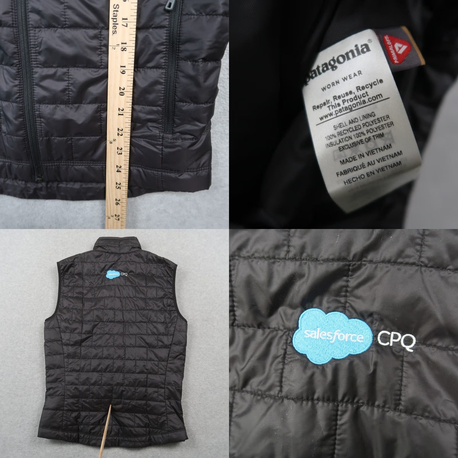 Patagonia Patagonia Nano Puff Vest Mens S Small Black Full Zip Embroidered NWT Size US S / EU 44-46 / 1 - 8 Thumbnail