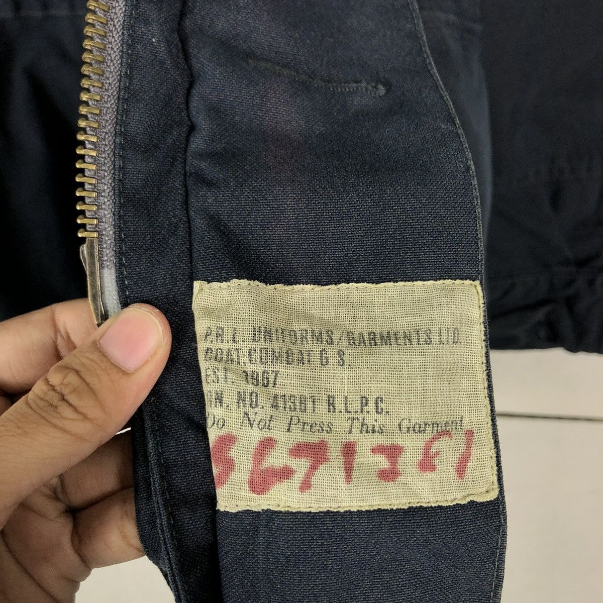 Polo Ralph Lauren 🔥ROYAL BLUE INSPECTOR RRL UNIFORM COMBAT GARMENTS LTD ARMY Size US S / EU 44-46 / 1 - 24 Thumbnail