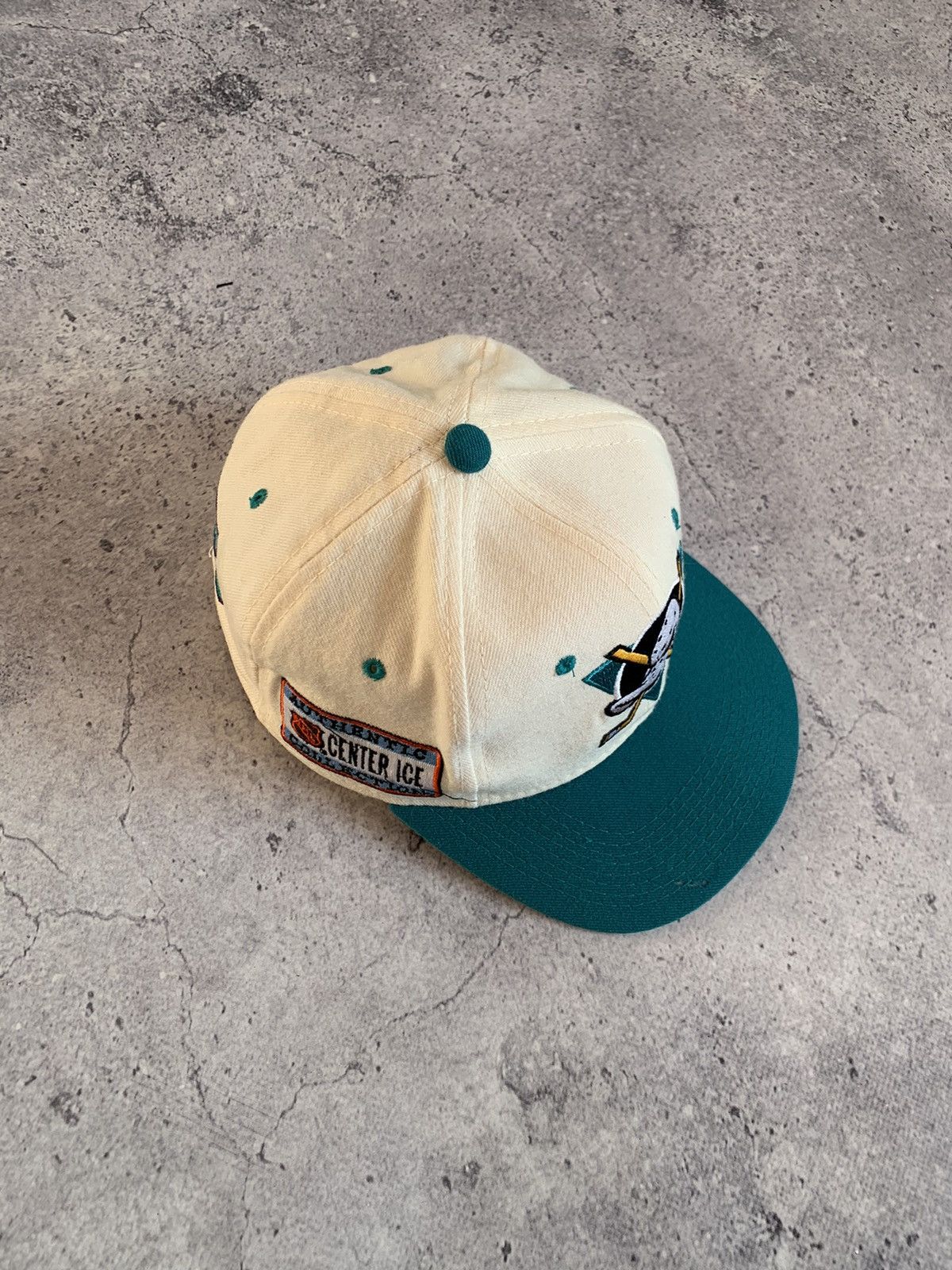NHL VTG 90’s Mighty Ducks NHL Sports Specialties 7 1/8 Wool Cap Size ONE SIZE - 7 Thumbnail