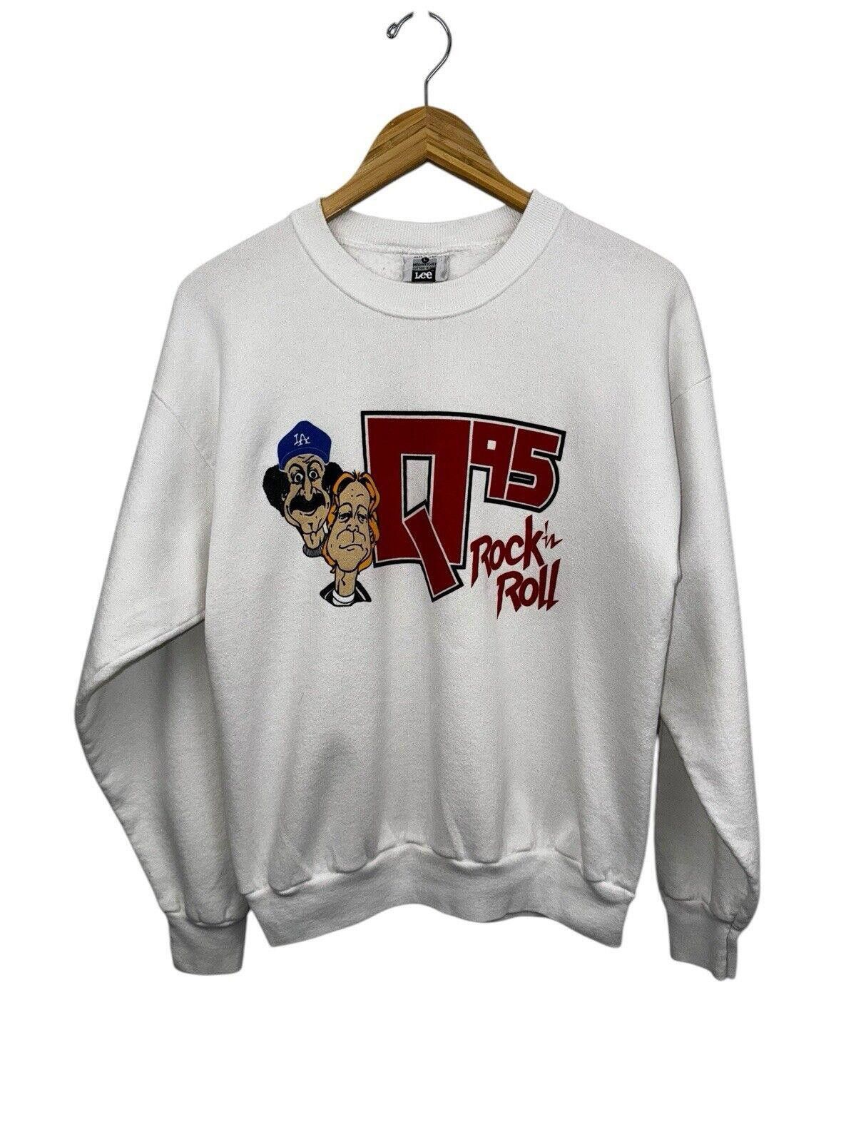 Lee Vintage 90s Q95 Rock N Roll Bob Tom Radio Show Crewneck L Size US 34 / EU 50 - 1 Thumbnail