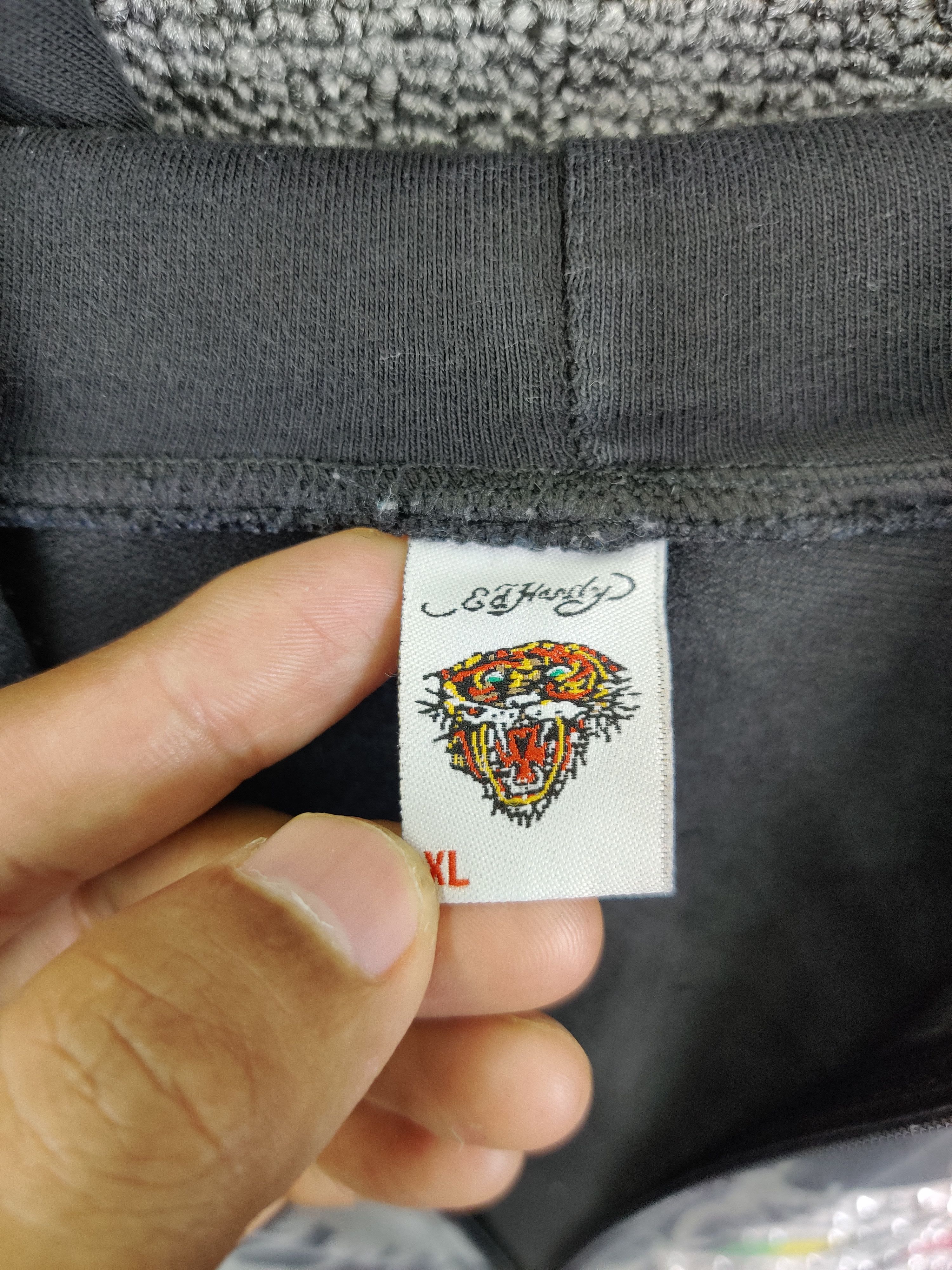 Ed Hardy Vintage Ed Hardy Christian Audigier Skull Zipper Hoodie Size US XL / EU 56 / 4 - 12 Thumbnail