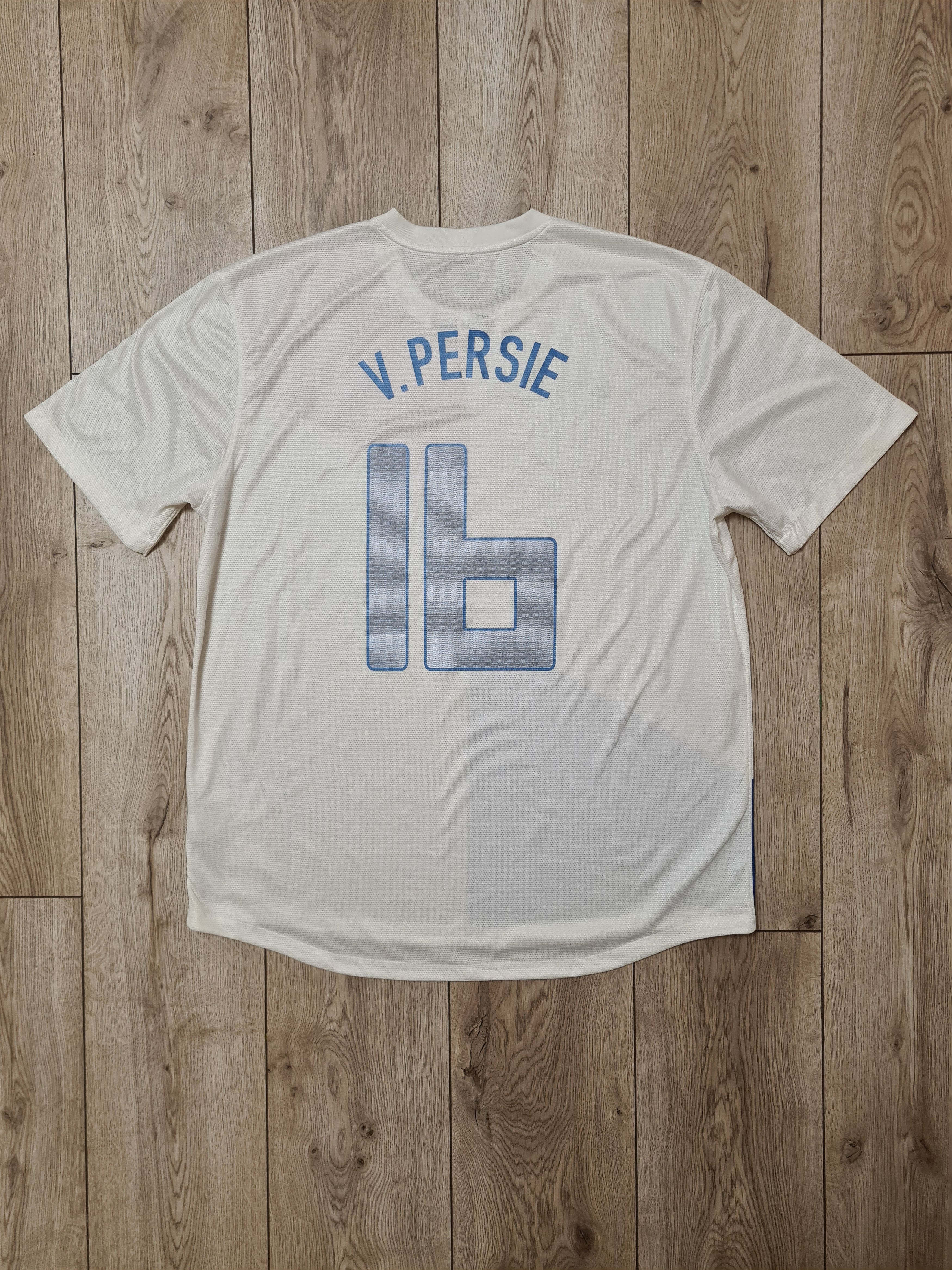 All Sport NETHERLANDS 2013 2014 AWAY VAN PERSIE FOOTBALL SOCCER JERSEY Size US XL / EU 56 / 4 - 1 Thumbnail