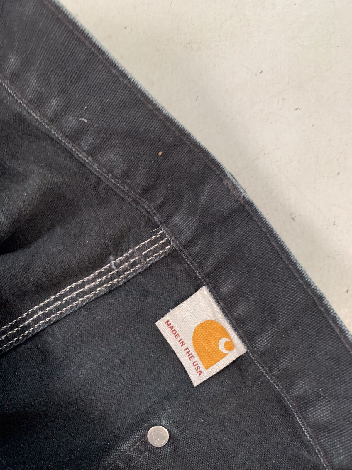 Carhartt Vintage Carhartt b01 BLK double knee denim Size US 38 / EU 54 - 6 Thumbnail