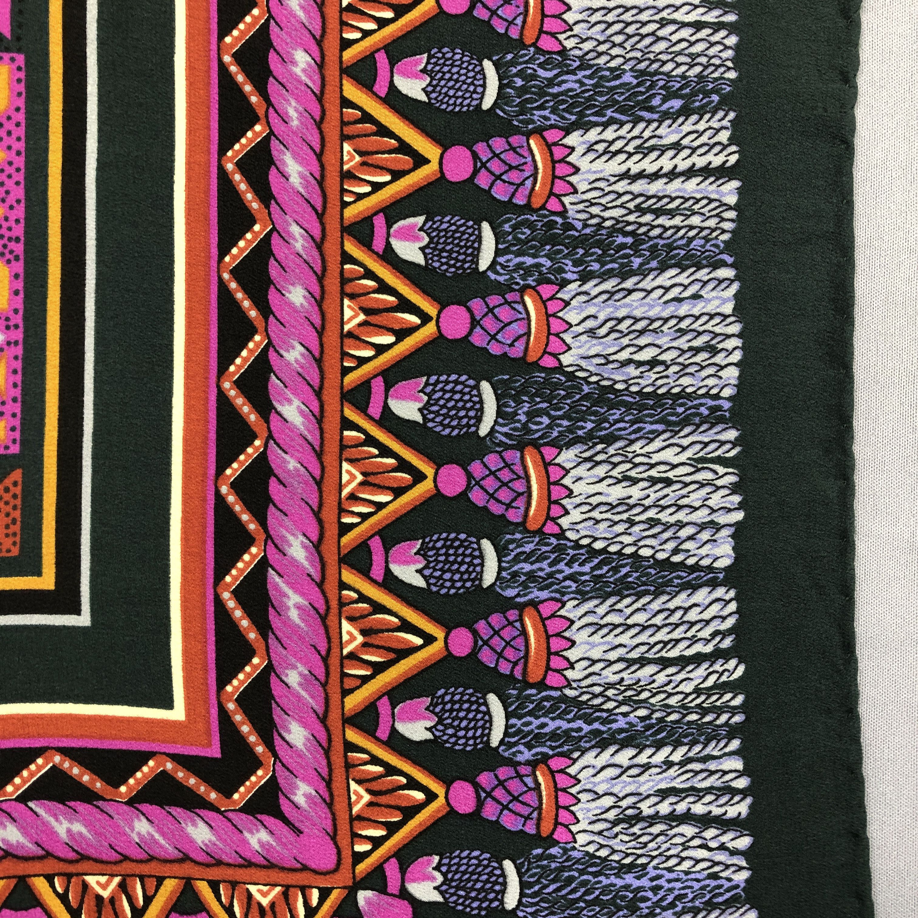 Vintage Vintage SILK Scarf Twill Stole Wraps Scarves Size ONE SIZE - 8 Thumbnail