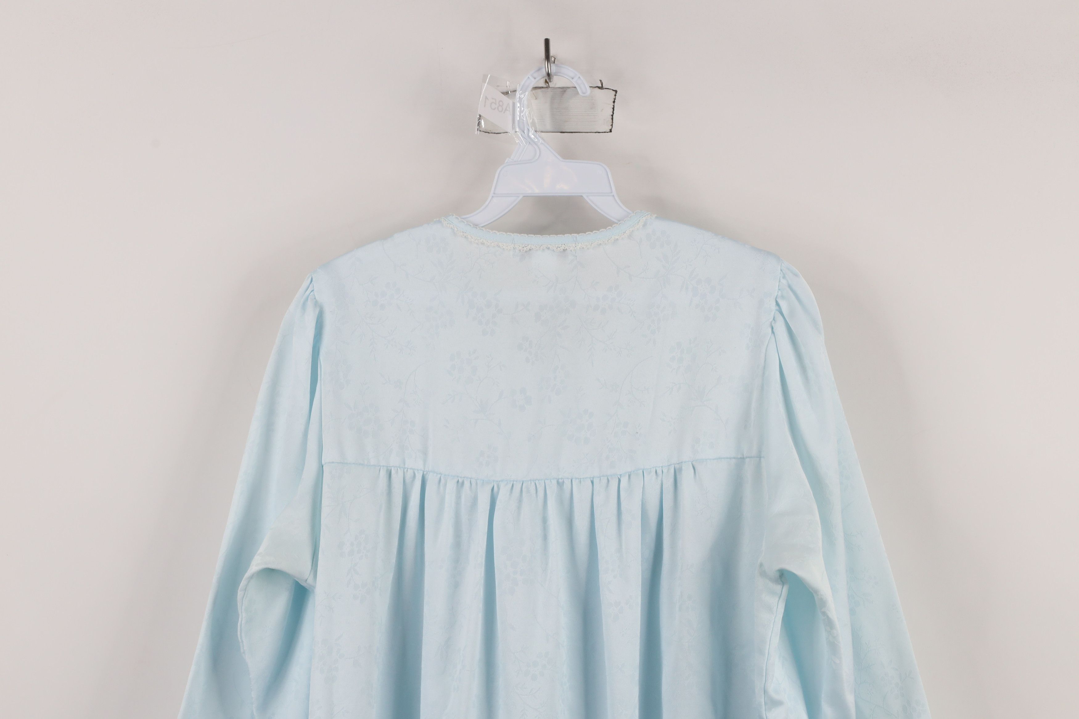 Vintage Vintage 90s Miss Elaine Lace Knit Night Gown Sleep Shirt Size S / US 4 / IT 40 - 12 Thumbnail