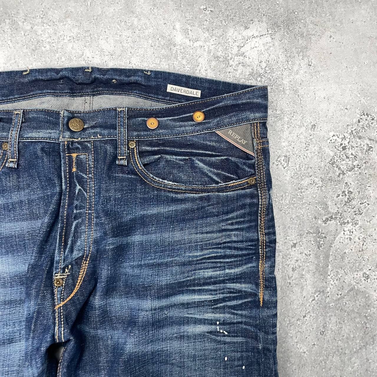 Replay Replay Daverdale Jeans Blue Size W36 L35 Size US 33 - 7 Thumbnail