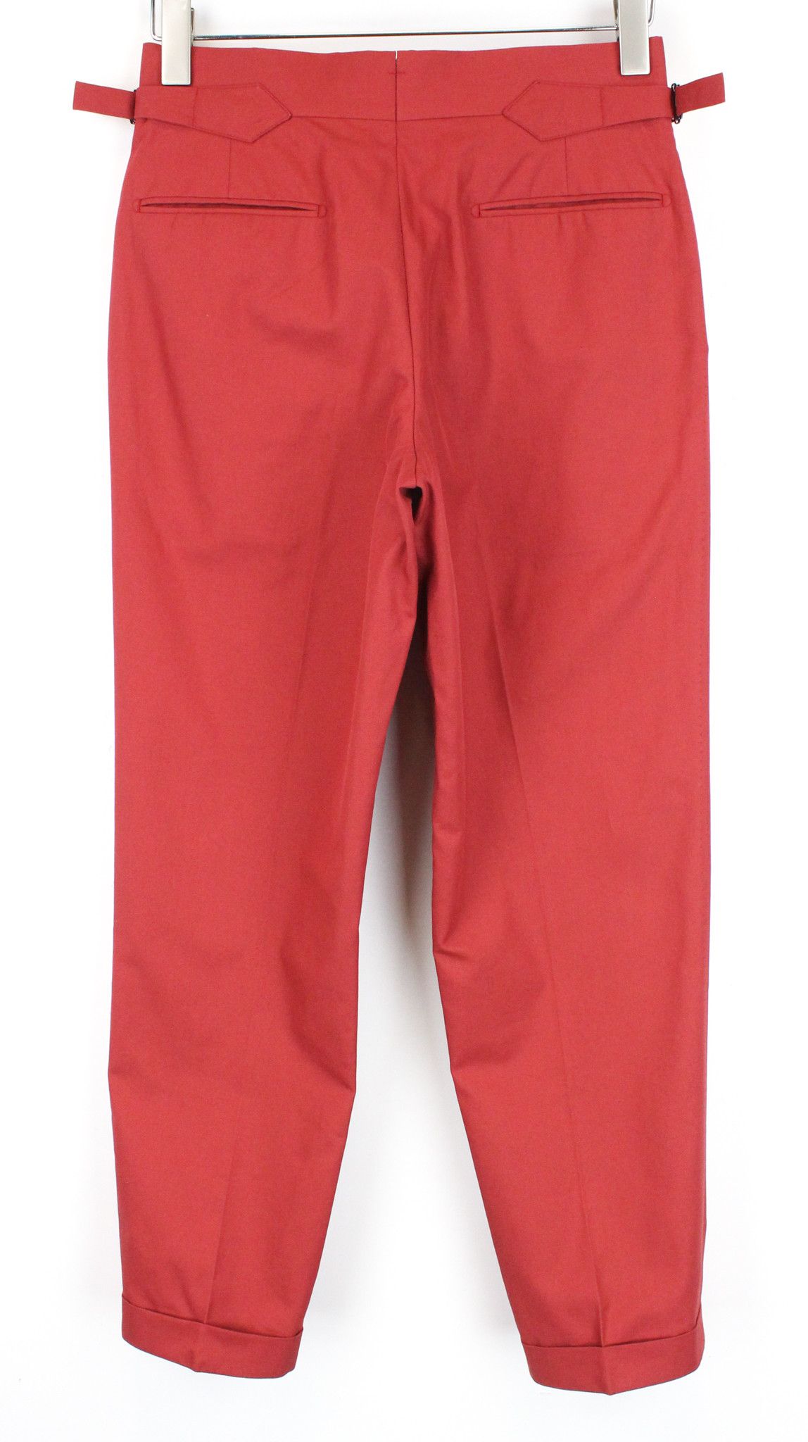 Suitsupply LA SPALLA UK32R Red Cotton 2 Piece Suit 66574 Size 34S - 8 Thumbnail