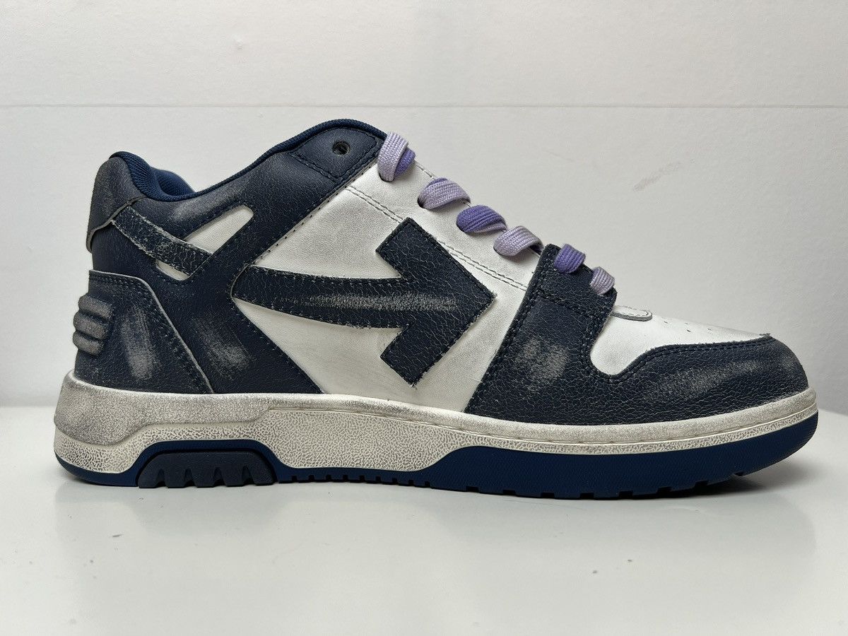 Off-White Off-White Out of Office Vintage Leather 'Navy Blue' Size US 10 / EU 43 - 8 Thumbnail