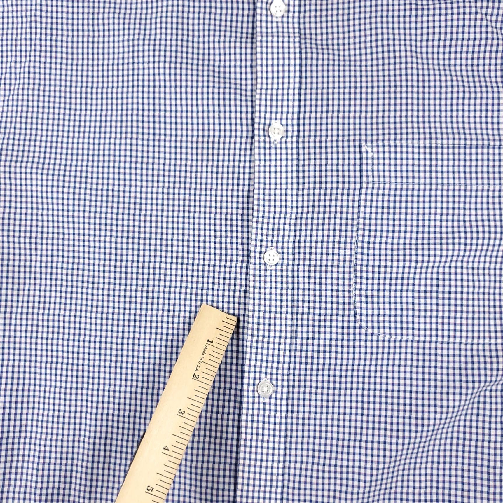 Tommy Hilfiger VINTAGE Tommy Hilfiger Shirt Mens Large Blue Check Casual Button Up Long Sleeve Size US L / EU 52-54 / 3 - 6 Thumbnail