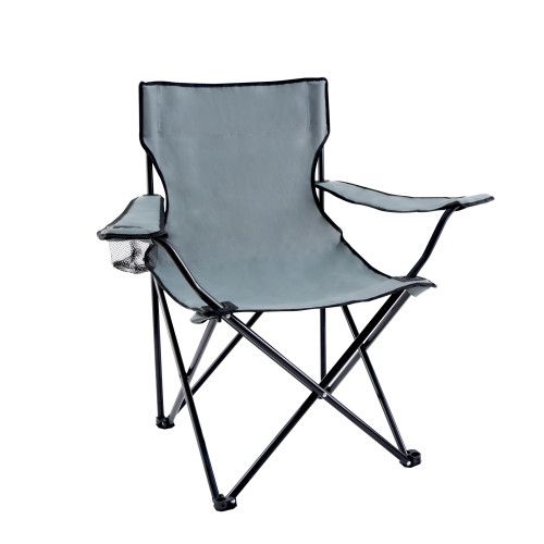 Designer × Homemade YSSOA Portable Folding Grey Camping Chair, 1-Pack Size US L / EU 52-54 / 3 - 1 Thumbnail
