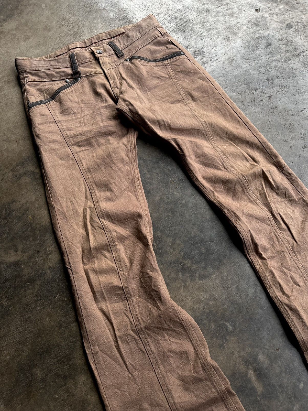 14th Addiction NCFM Nicole Club For Men Japanese Flare BootCut Cowboy Pants Size US 30 / EU 46 - 7 Thumbnail