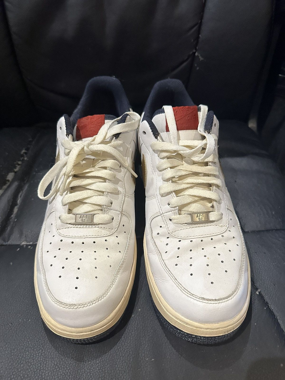 Nike 2008 USA Olympic Air Force 1 Low White Size US 11 / EU 44 - 2 Thumbnail