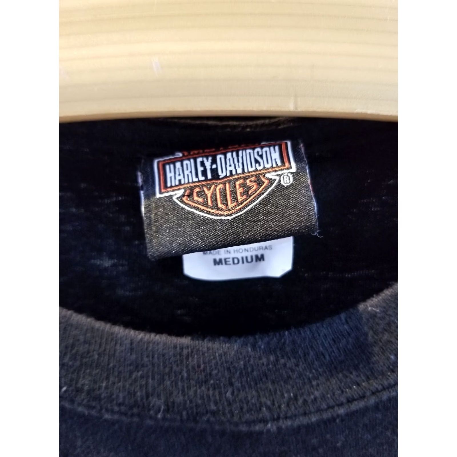 Harley Davidson VINTAGE Harley-Davidson Motorcycle Black Men's T-Shirt SZ MEDIUM Shirt Mens Harley-Davidson Motorcycle Black T-Shirt Medium Size US M / EU 48-50 / 2 - 2 Thumbnail