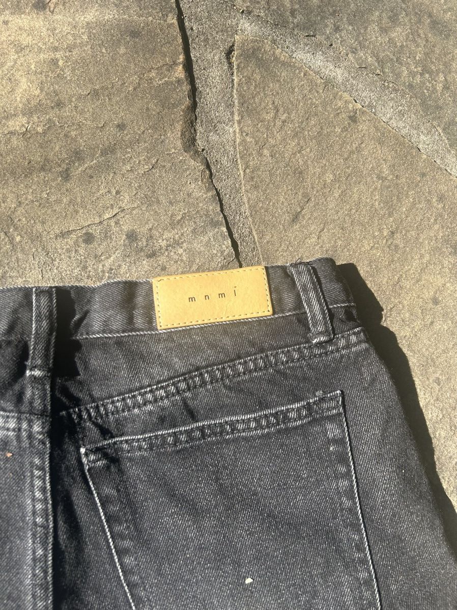 MNML Black Raw Hem Jorts Size US 31 - 3 Thumbnail