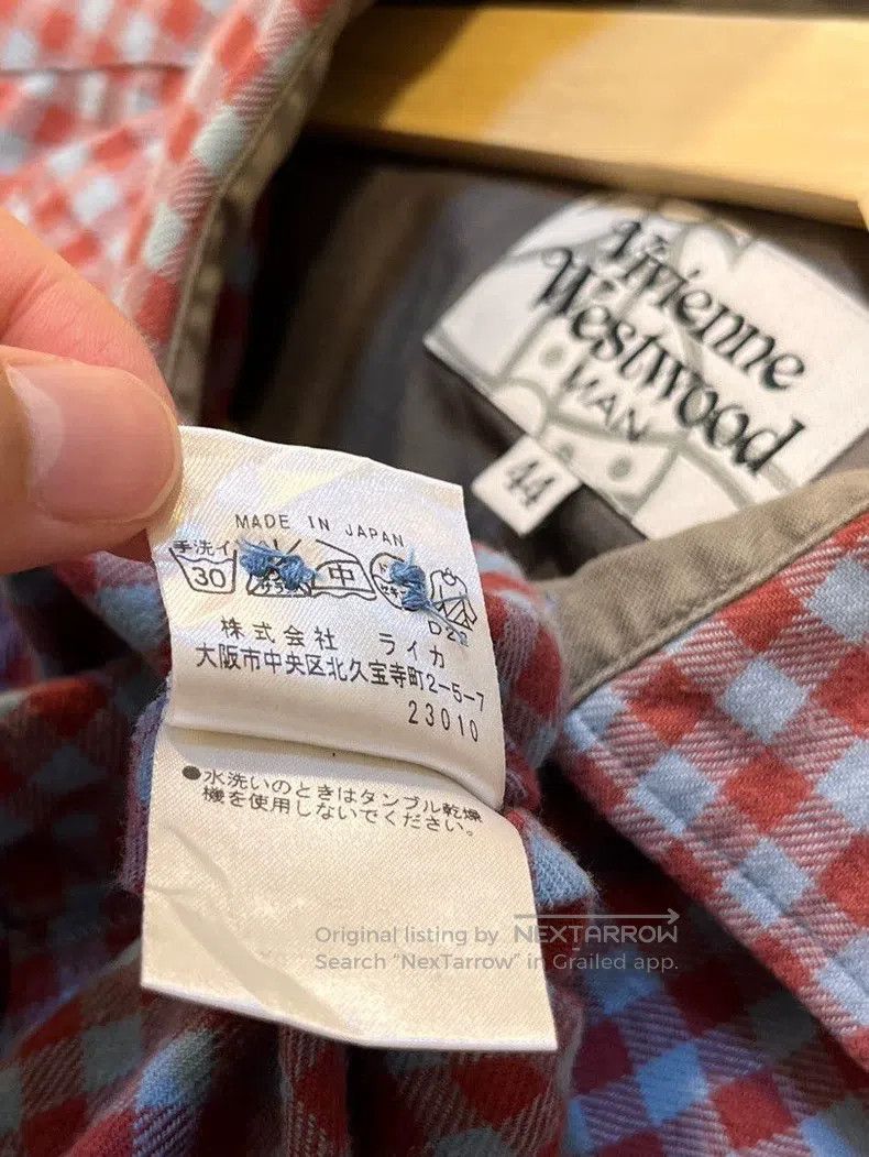 Vivienne Westwood Vivienne Westwood Red Plaid Shirt with Double Pockets Size M / US 6-8 / IT 42-44 - 5 Thumbnail