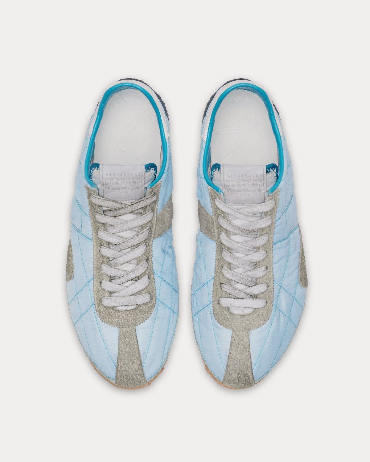 Maison Margiela Sprinters Blue / White Low Top Sneakers Size US 12 / EU 45 - 2 Thumbnail
