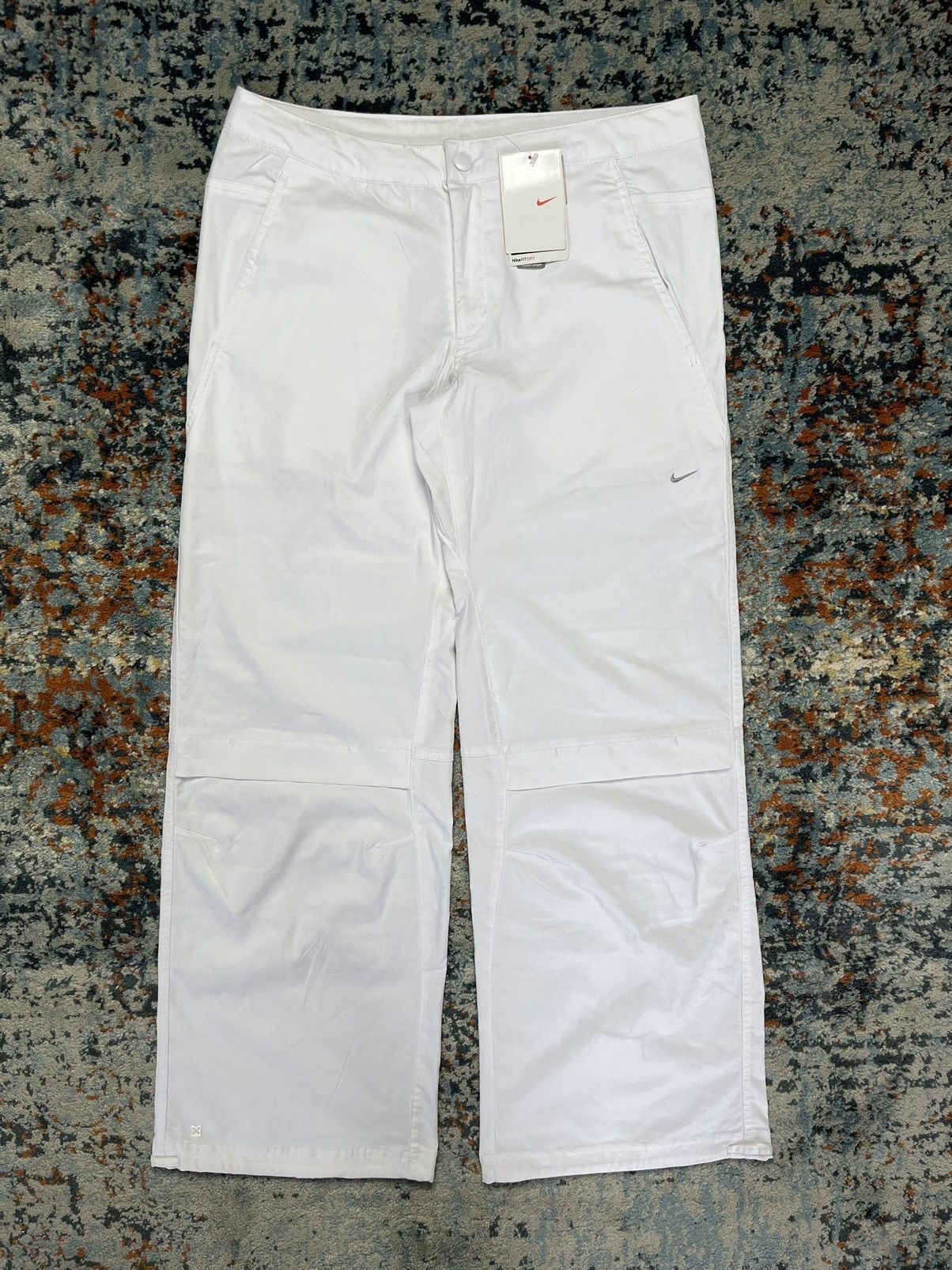 Other Vintage y2k Nike flared utility baggy track pants Size 27" / US 4 / IT 40 - 1 Thumbnail