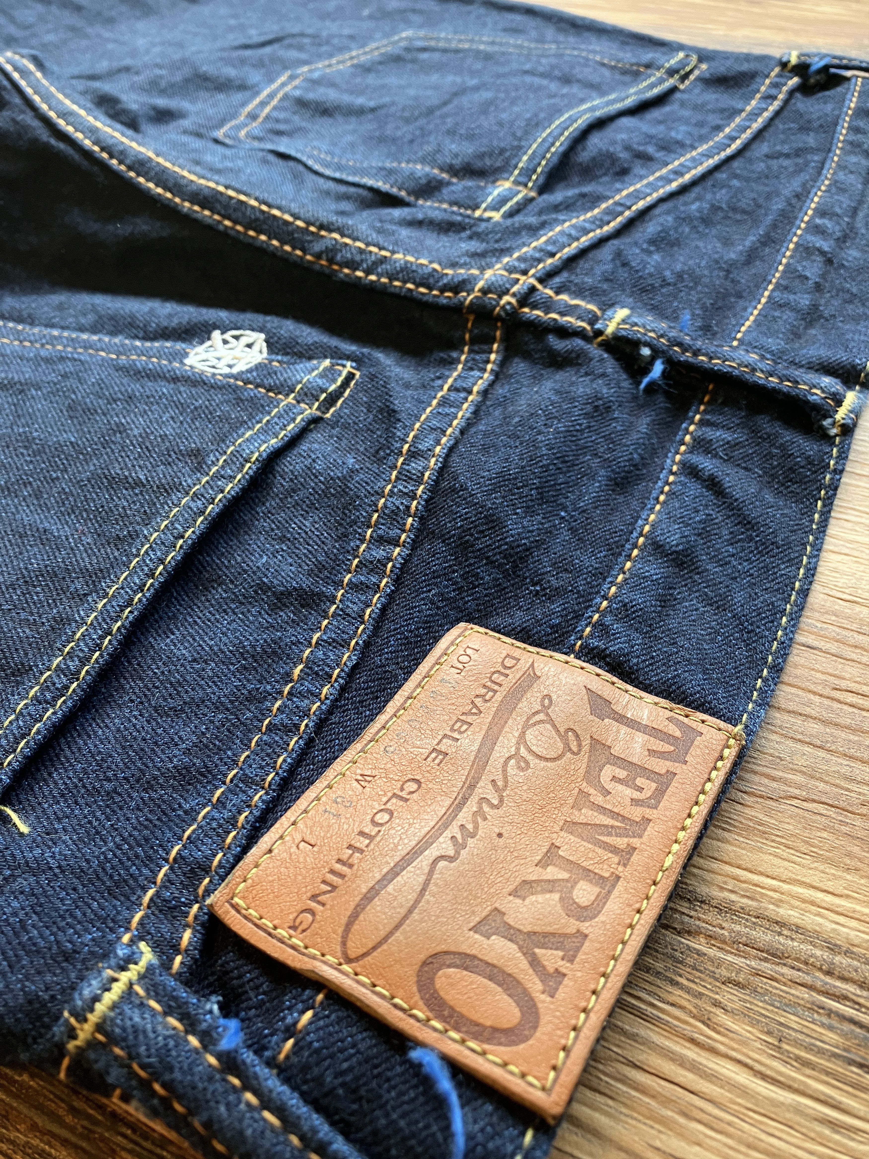 Japanese Brand TENRYO DENIM TDP005 W31 x L35 “Color Revolution” Indigo&blue Size US 31 - 15 Thumbnail