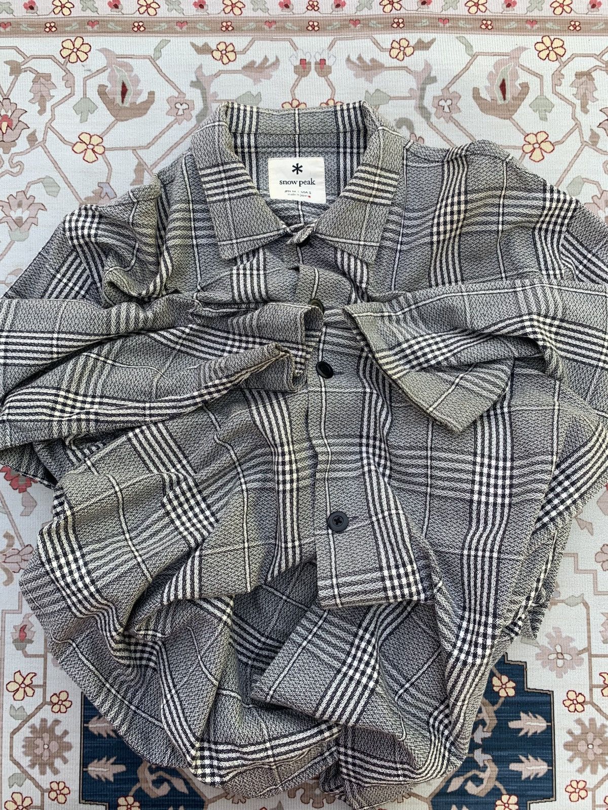 Snow Peak SNOW PEAK PLAID PATTERNED LONG COAT Size US L / EU 52-54 / 3 - 12 Thumbnail