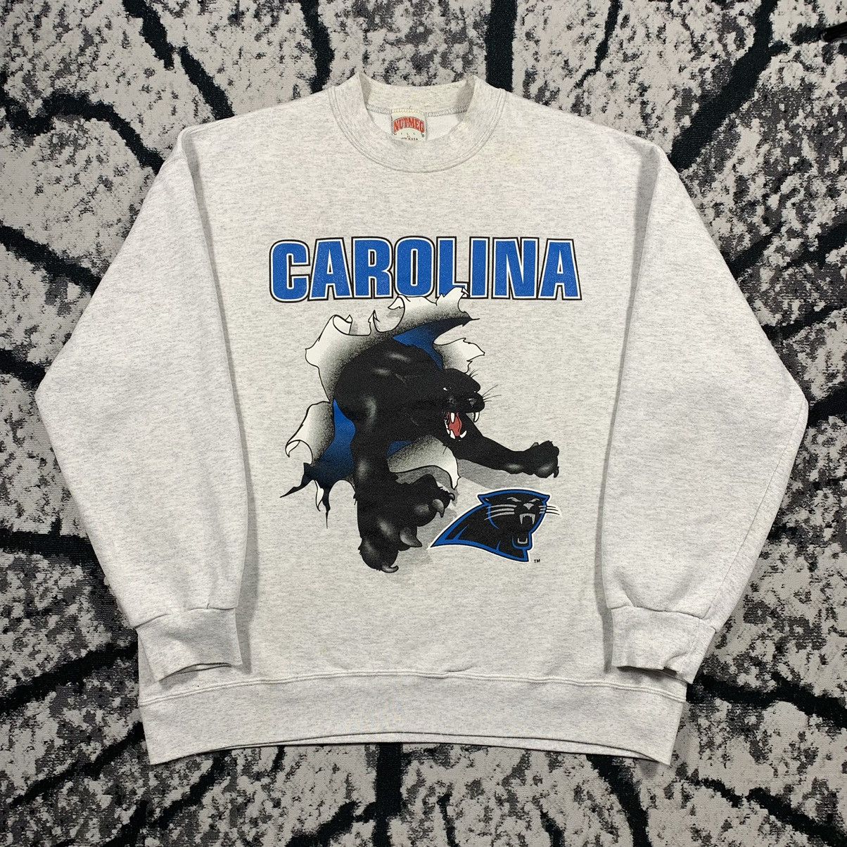 Nutmeg Vintage 1993 Nutmeg Carolina Panthers Crewneck Sweatshirt Size US XL / EU 56 / 4 - 1 Thumbnail