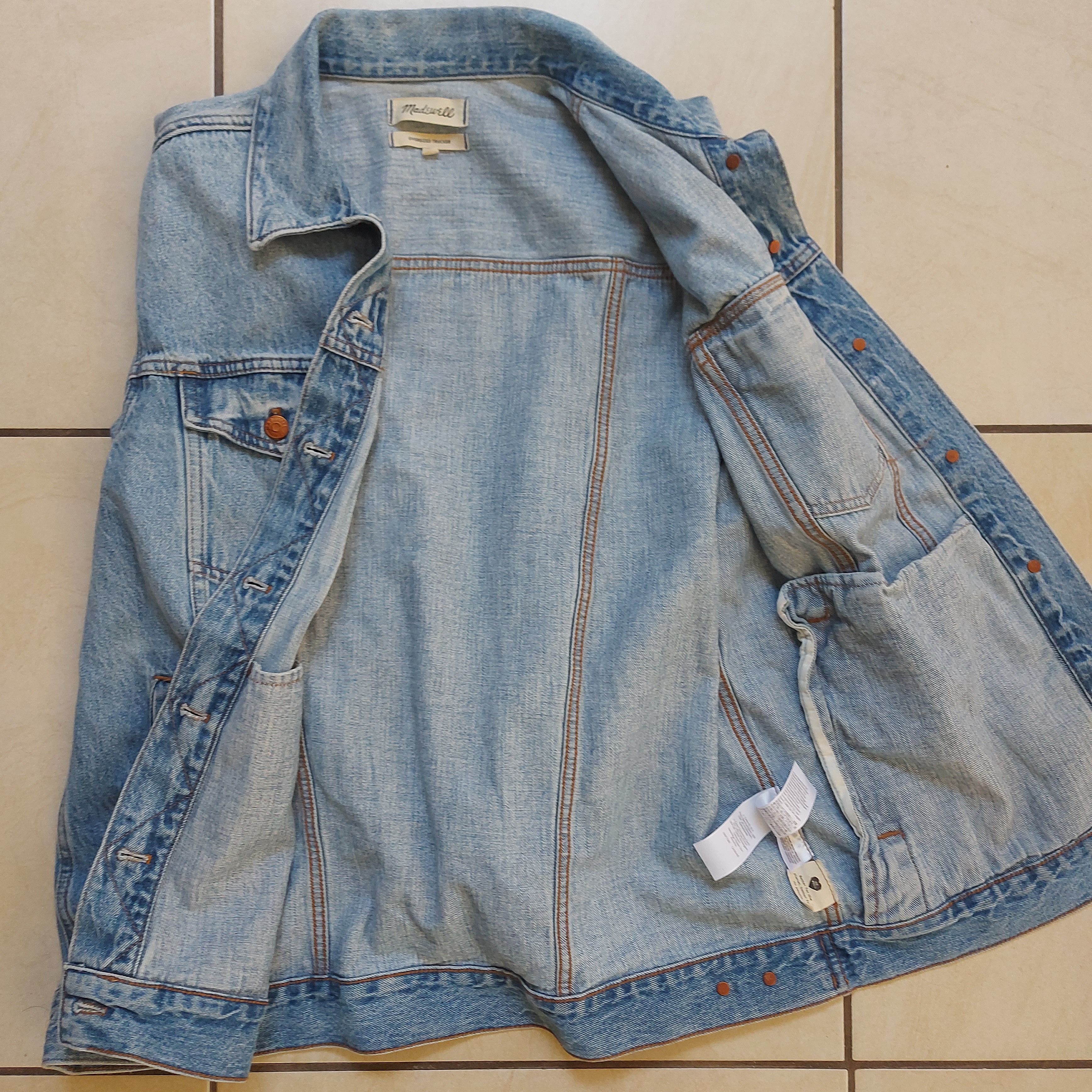 Madewell Madewell oversized trucker denim jacket Size L / US 10 / IT 46 - 3 Thumbnail