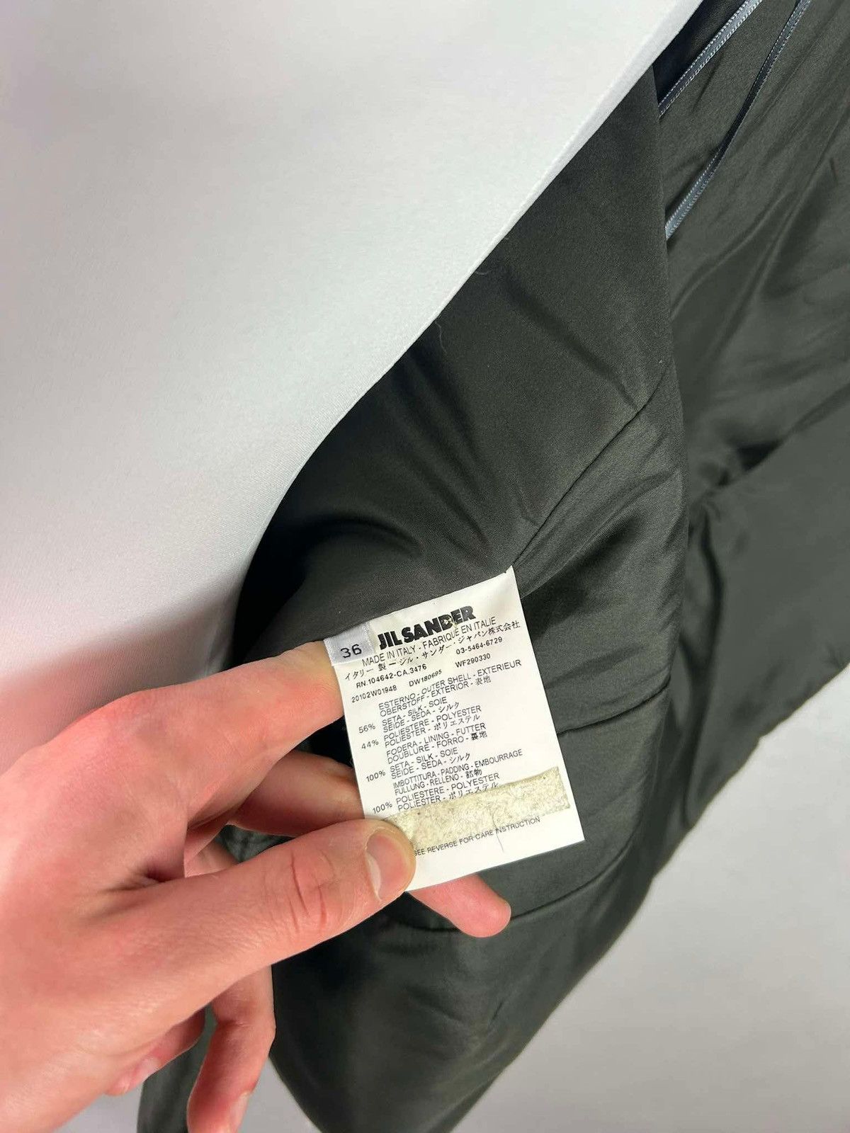 Jil Sander JIL Sander silk jacket Size XS / US 0-2 / IT 36-38 - 6 Thumbnail