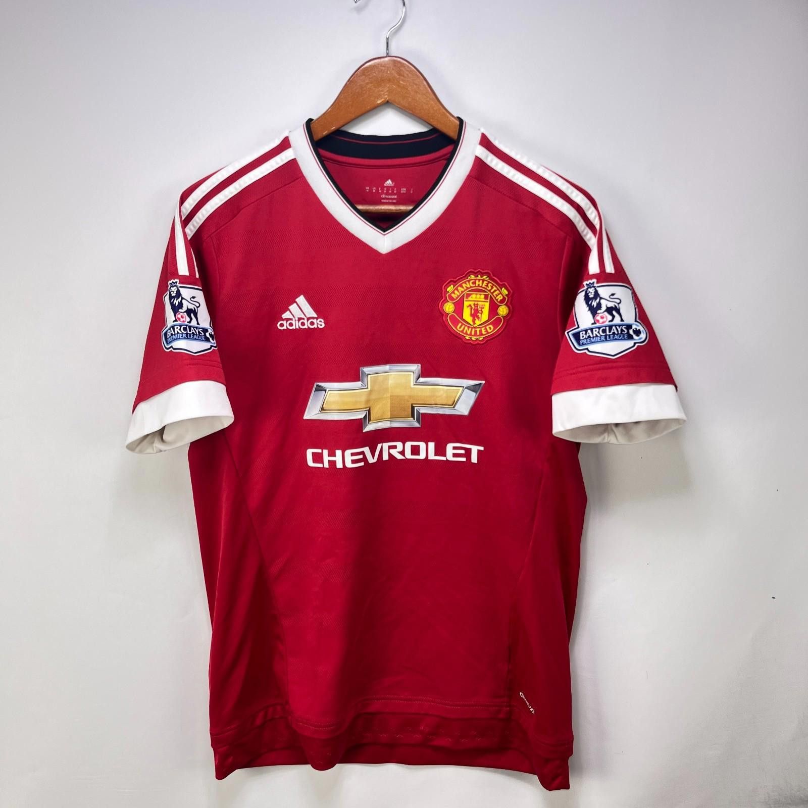 Designer ADIDAS 2015-16 MANCHESTER UNITED *MEMPHIS* Jersey Medium Size ONE SIZE - 2 Thumbnail