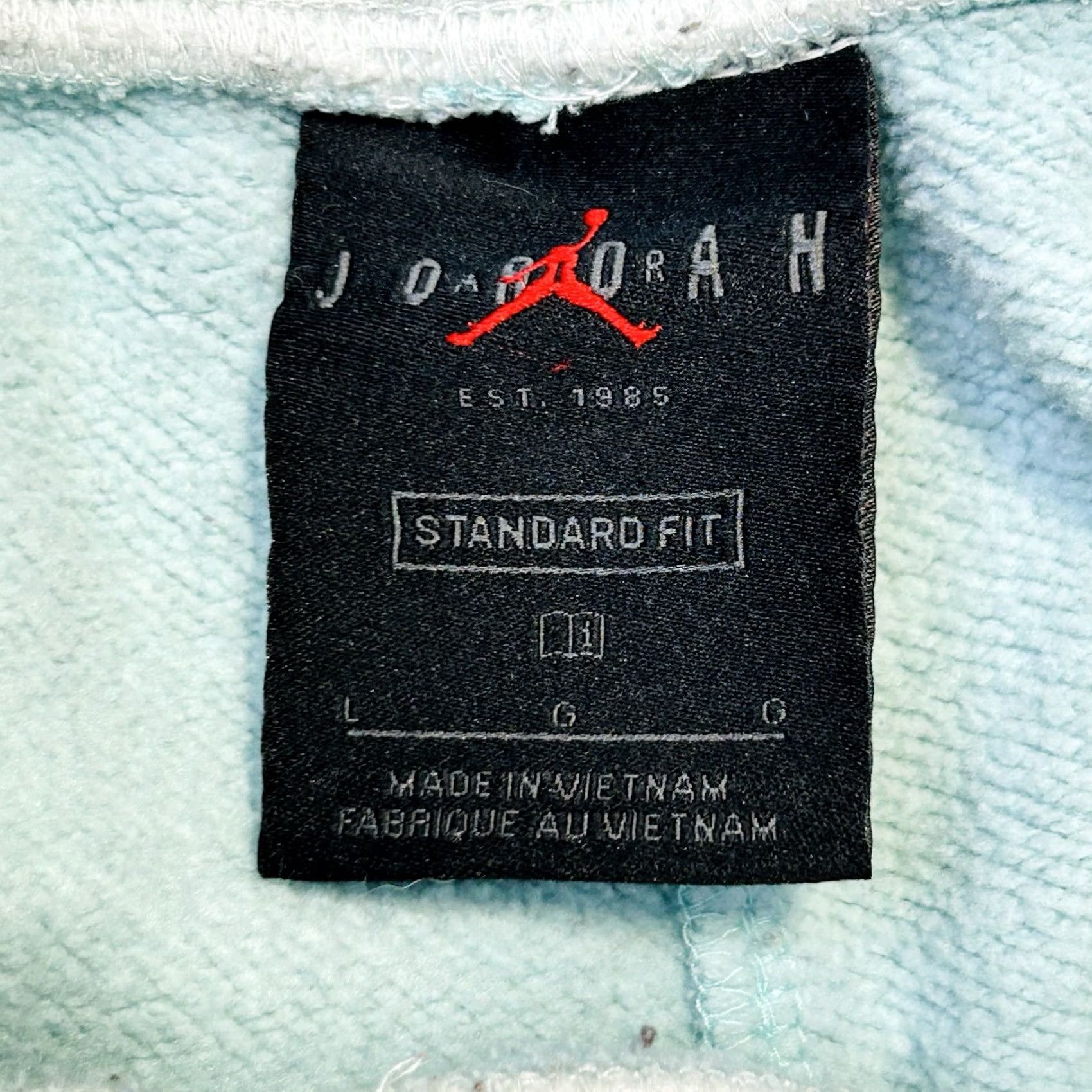 Nike Nike Women's Air Jordan Flight Fleece Shorts L Blue Size 36" / US 14 / IT 50 - 4 Thumbnail
