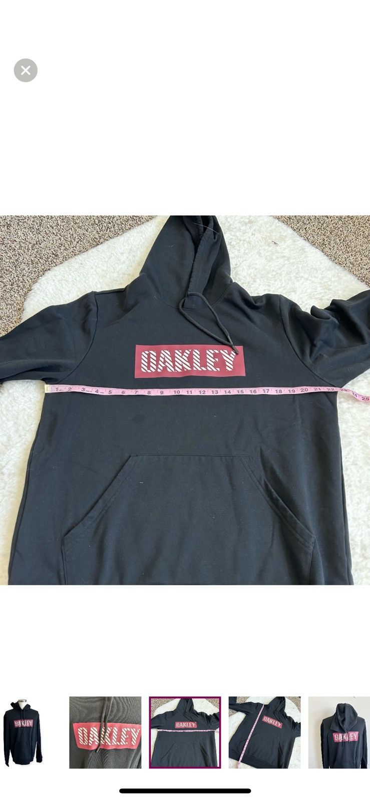 Oakley Oakley xl black logo hoodie Size US XL / EU 56 / 4 - 5 Thumbnail