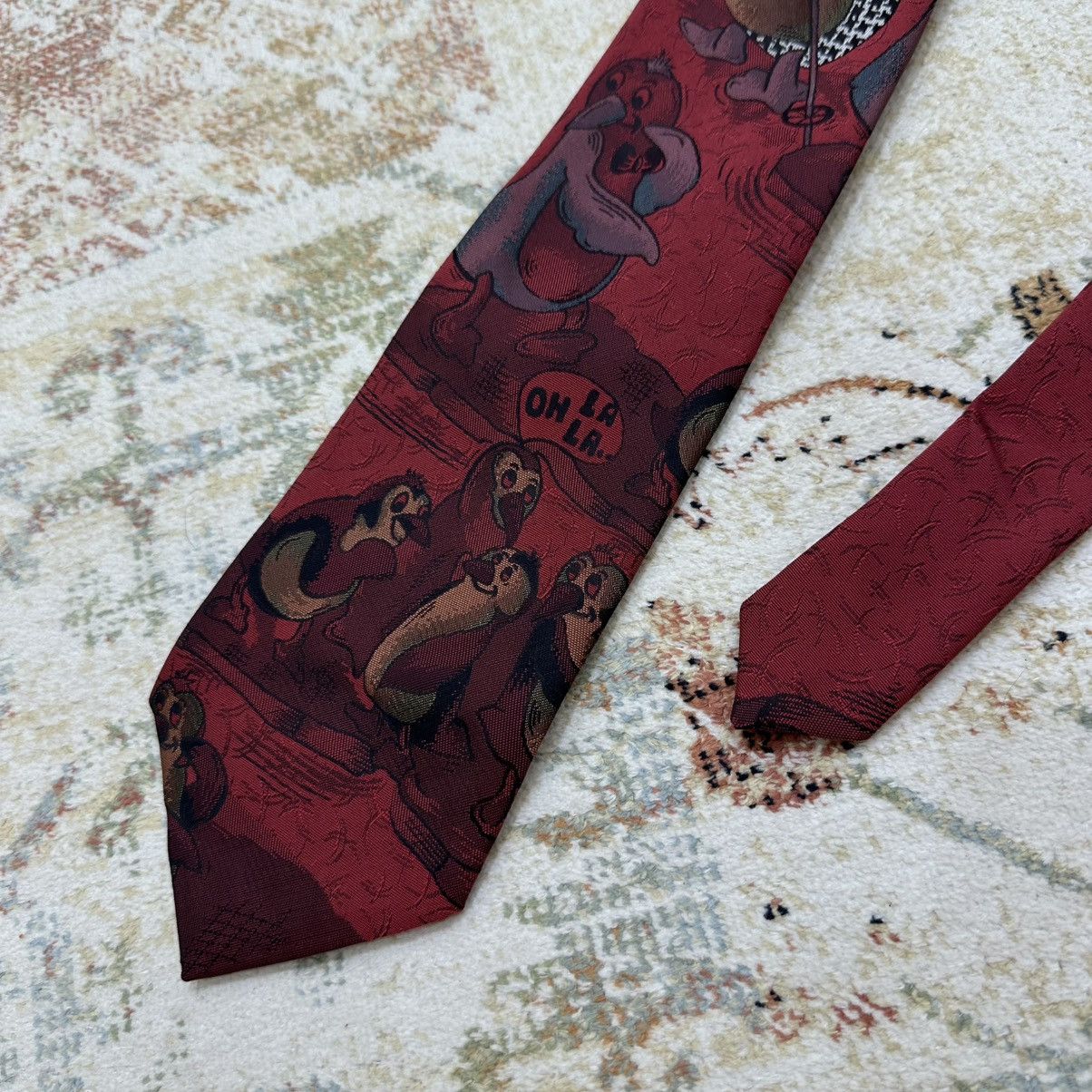 Vintage Vintage Tie Penguins Style USA Y2K 90s Miseta Size ONE SIZE - 3 Thumbnail