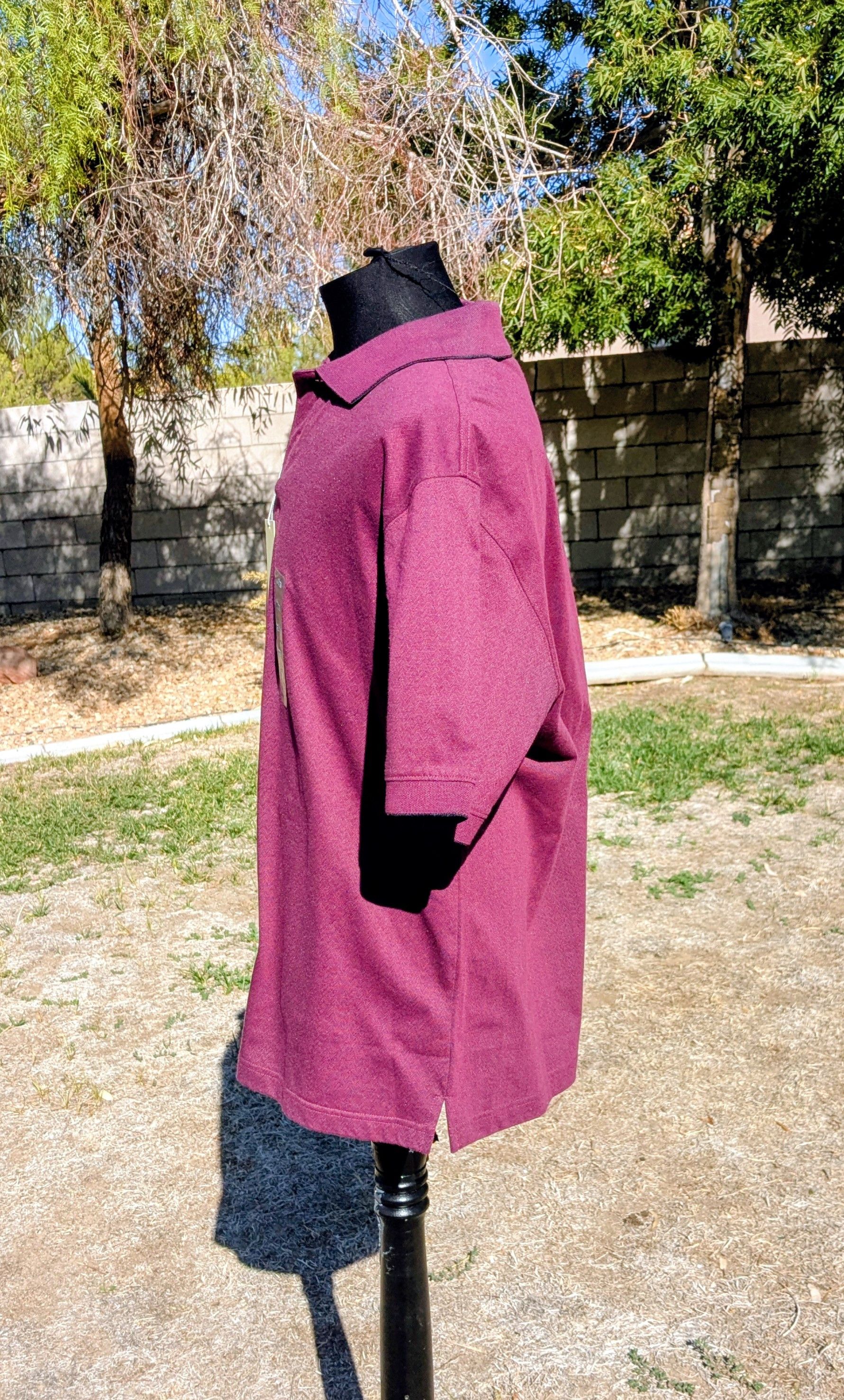 Other Chereskin Burgundy Knit Pullover Polo Cotton/Poly Shirt Size US M / EU 48-50 / 2 - 2 Thumbnail
