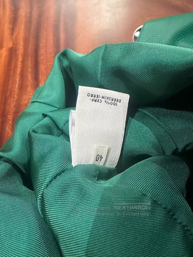 Hermes Hermes Deer Leather Dress Vest Jacket, Green Size S / US 4 / IT 40 - 7 Thumbnail