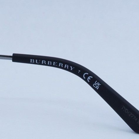 Burberry Burberry BE3074 100387 Sunglasses Gunmetal Rectangle Frame Size ONE SIZE - 9 Thumbnail