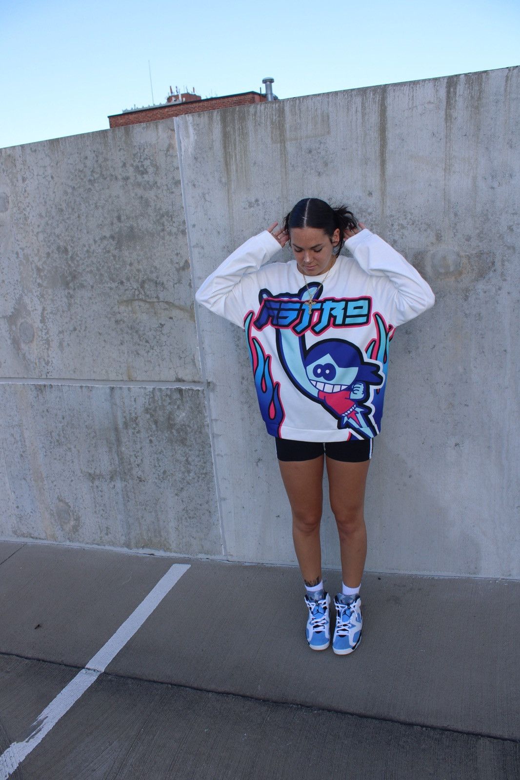 Other AOP Long Sleeve Flames Jersey *RARE* Size US XL / EU 56 / 4 - 3 Thumbnail