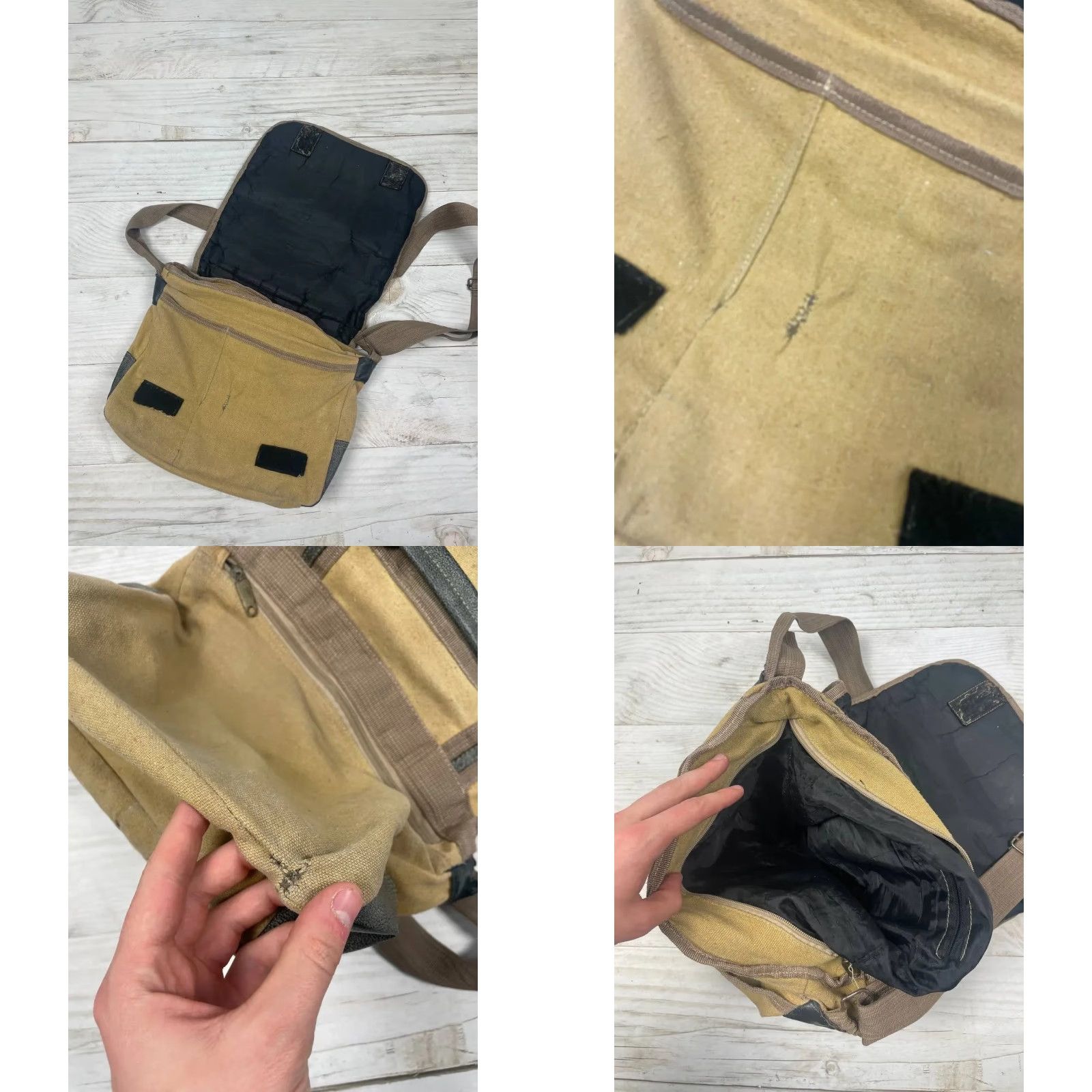Diesel VINTAGE Diesel Shoulder Bag 90s Men Beige Medium Bag, 90s, Shoulder, Casual, Travel, Workwear, Beige, Diesel, Men Size ONE SIZE - 9 Thumbnail