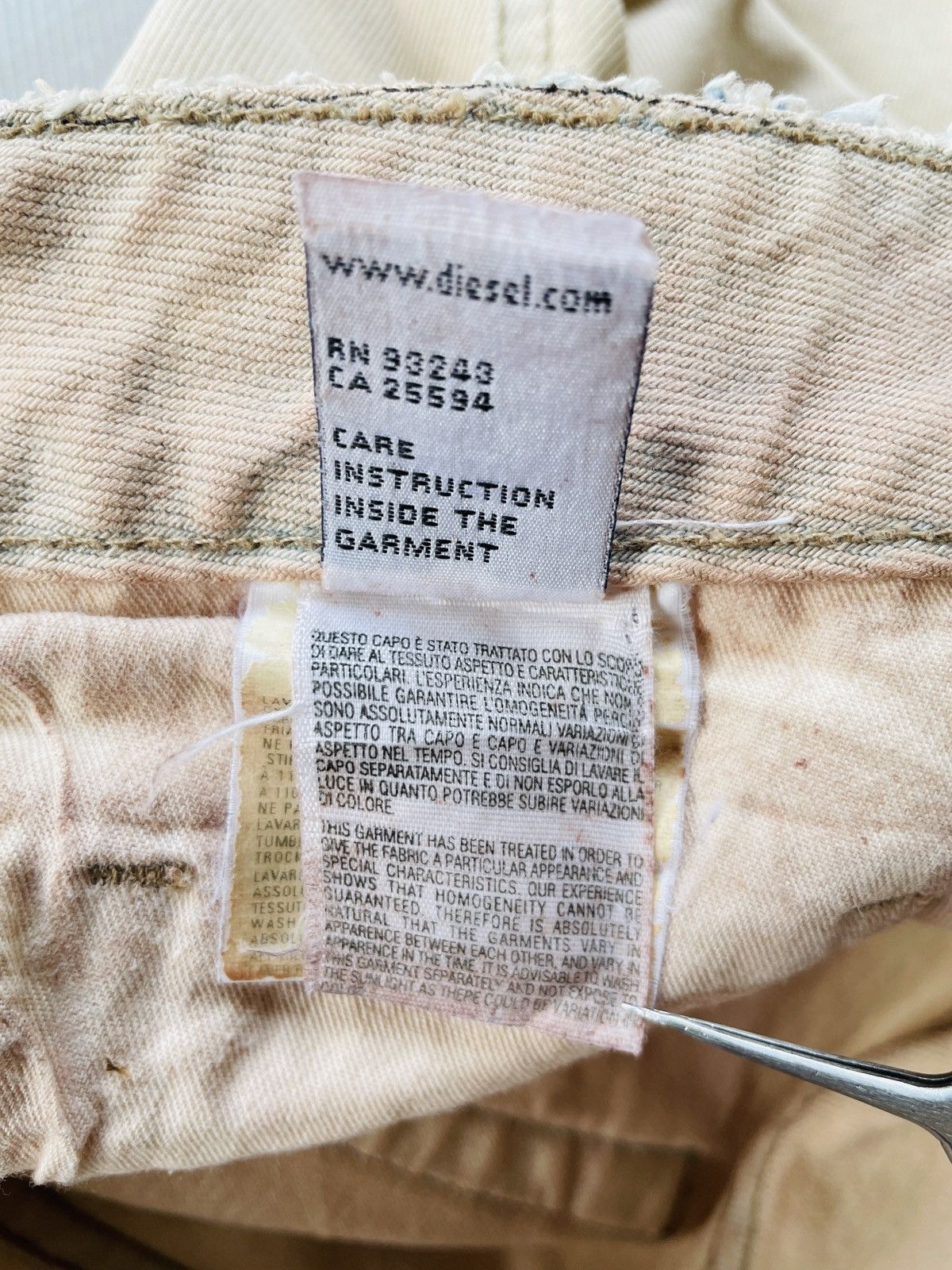 Diesel Diesel Distressed Jeans (P74) Size US 32 / EU 48 - 13 Thumbnail