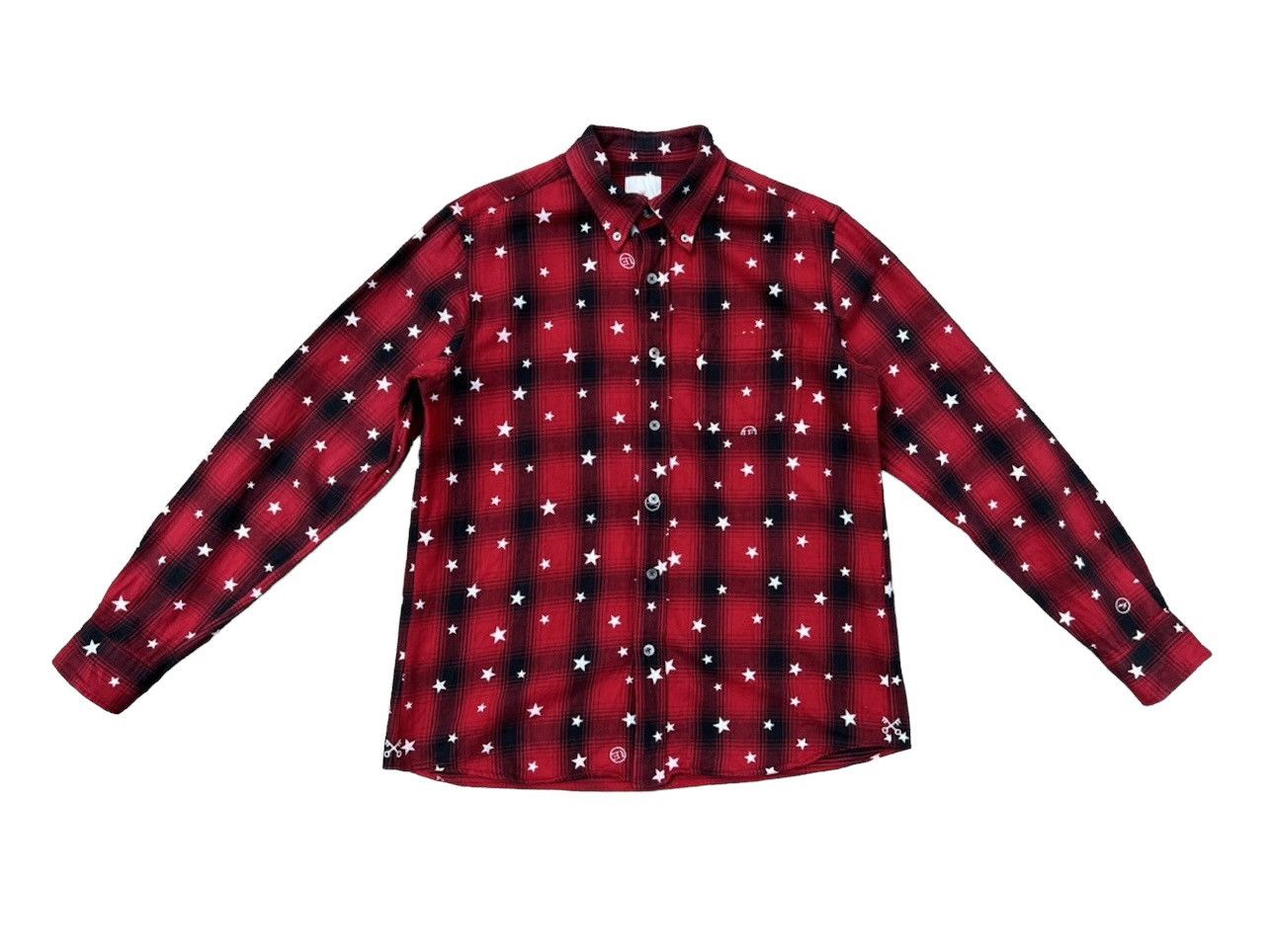 Fragment Design UE Atomic Stars Plaid Flannel Button Shirt Size US M / EU 48-50 / 2 - 1 Thumbnail