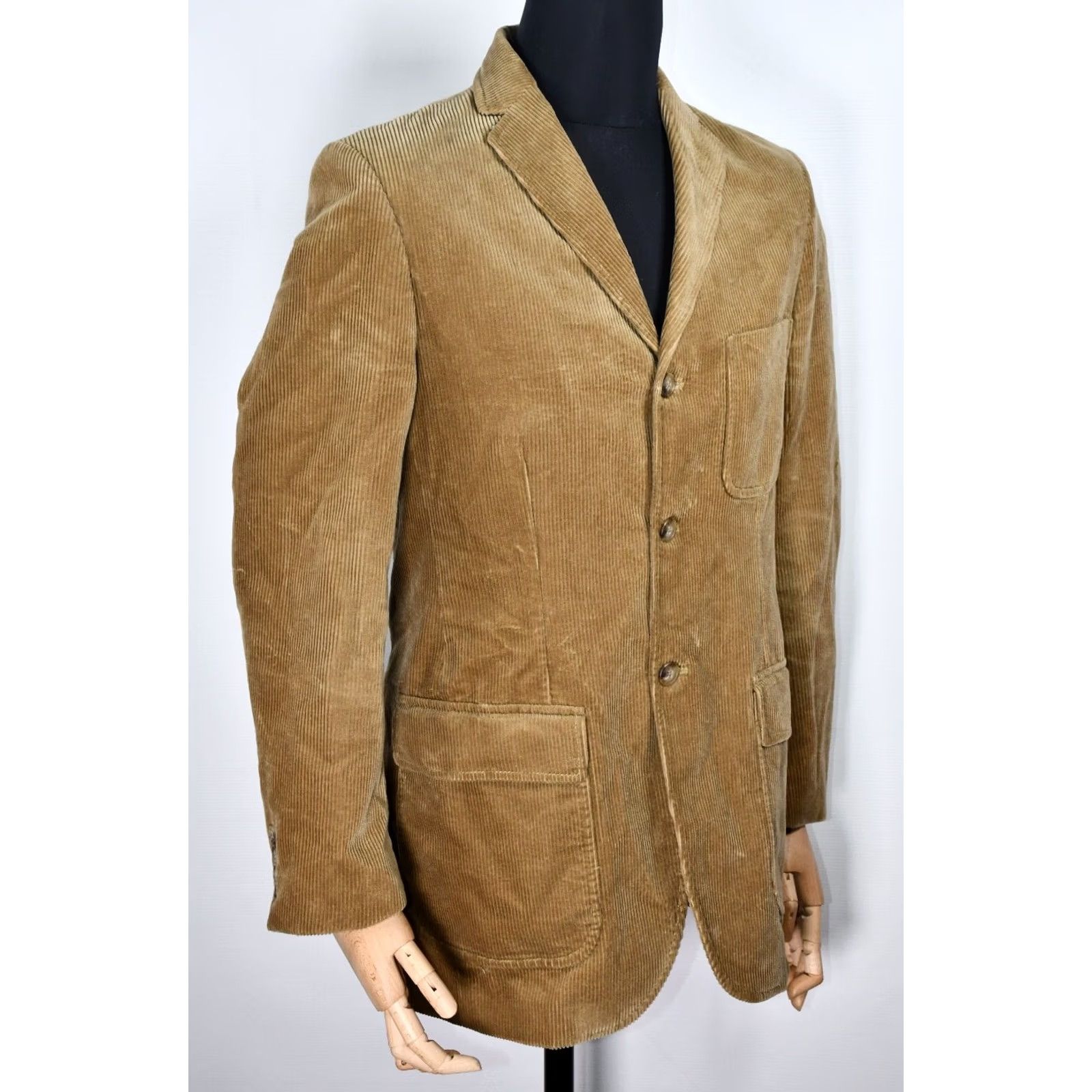Polo Ralph Lauren Polo Ralph Lauren Blazer Shirt Adults S Brown Corduroy Sport Coat Jacket Size US S / EU 44-46 / 1 - 5 Thumbnail