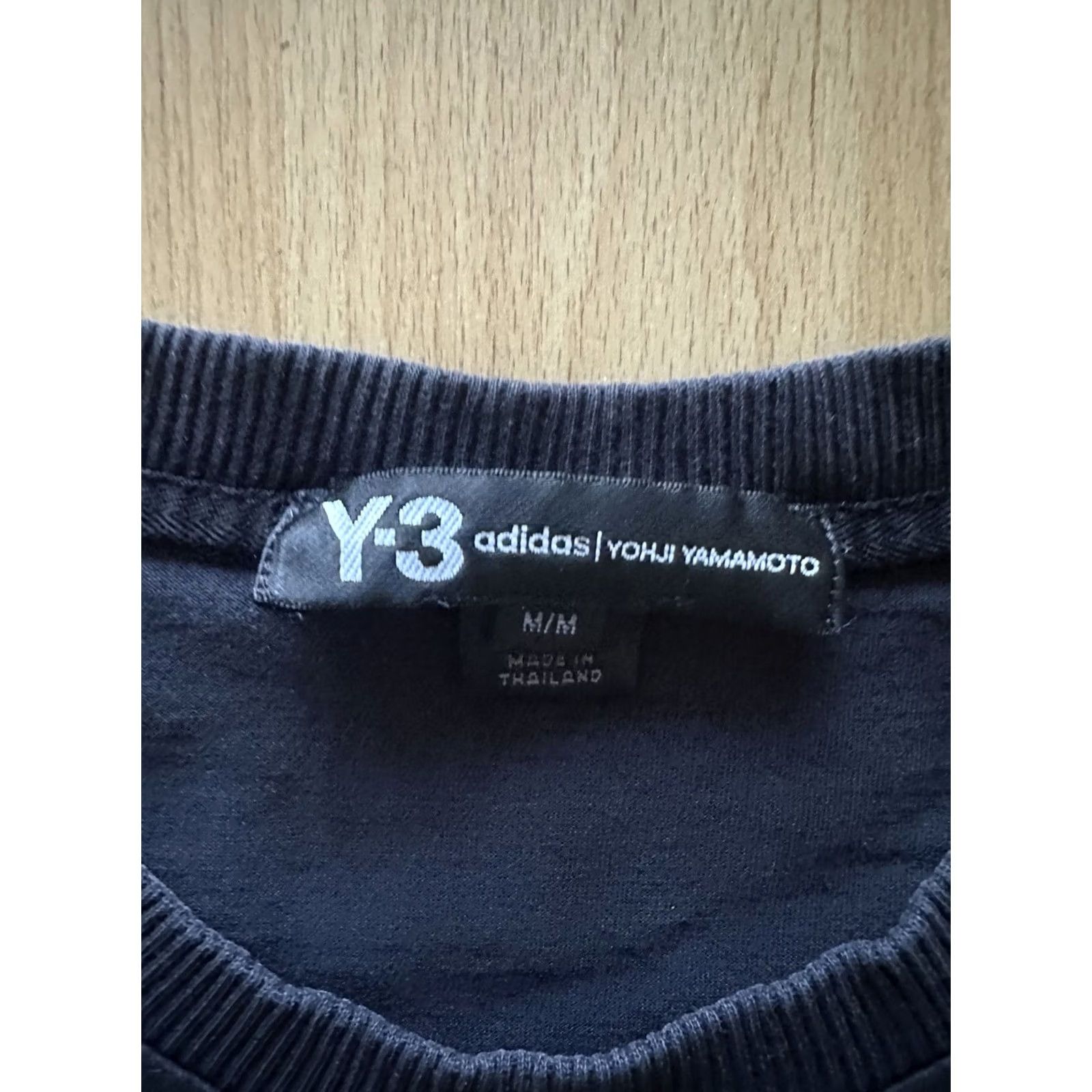 Yohji Yamamoto Adidas Yohji Yamamoto Graphic Shirt Men M Black Crew Neck Tee FLAWS Logo Trendy 90s Style Size US M / EU 48-50 / 2 - 4 Thumbnail
