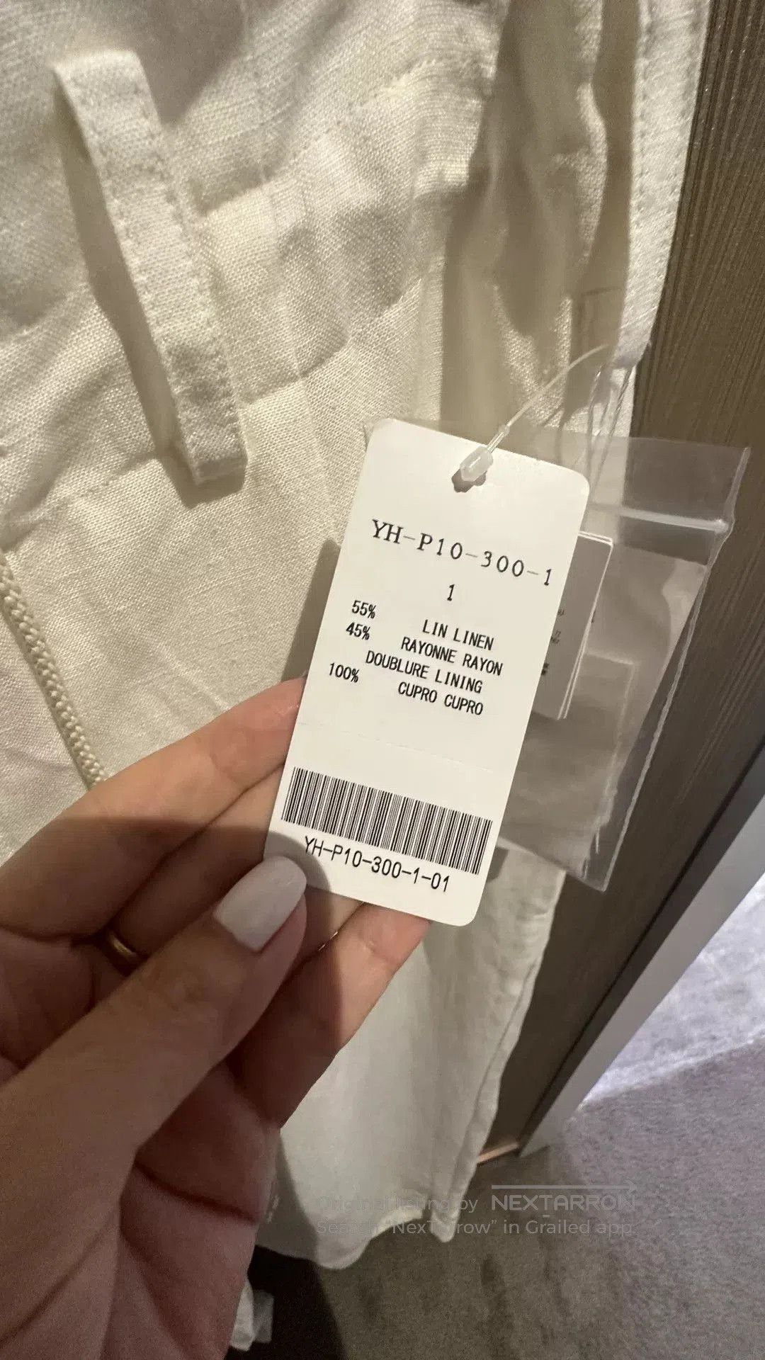 Y's White Casual Pants with Drawstring. Size 24" / US 00 / IT 34 - 8 Thumbnail