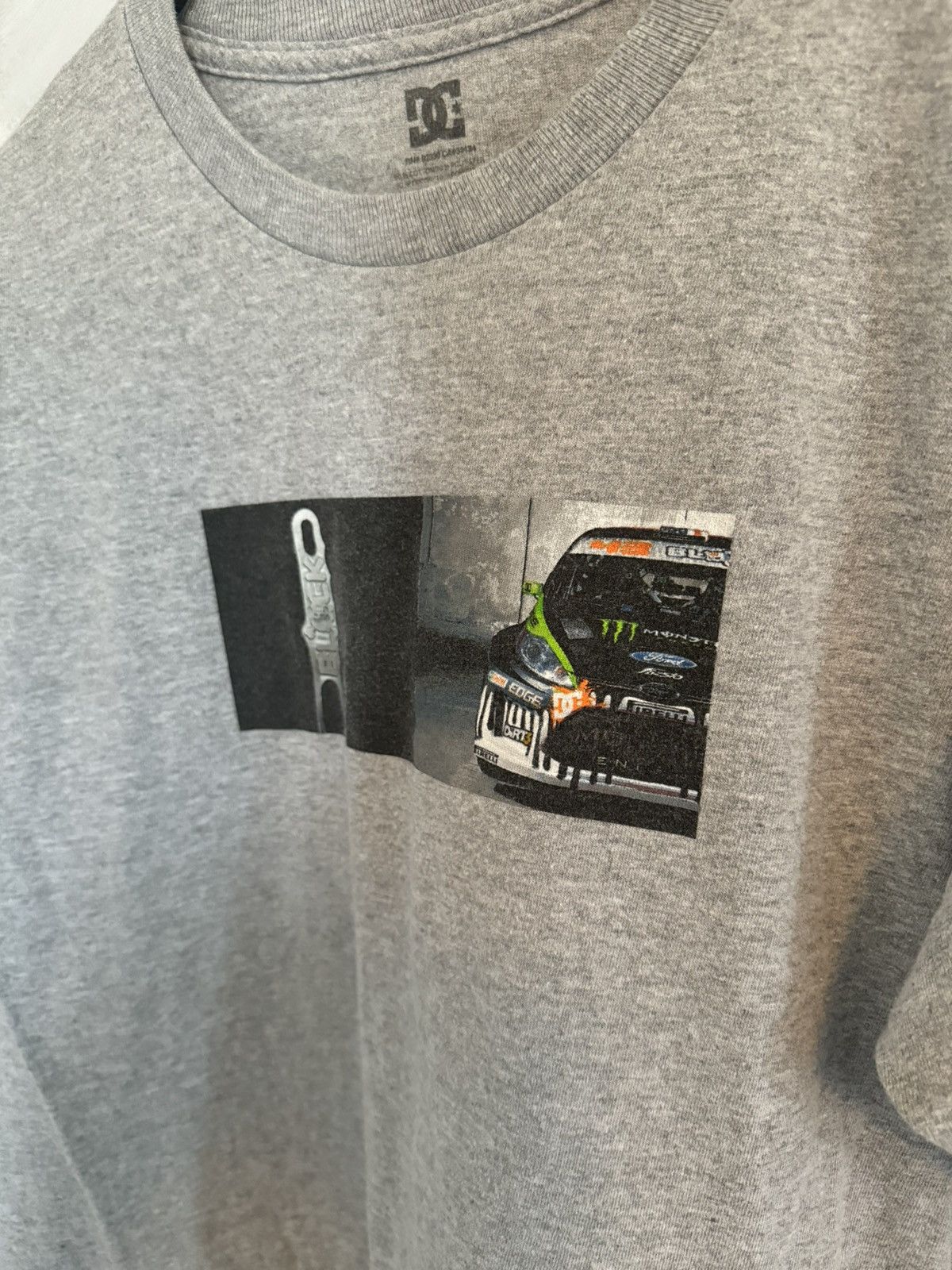 DC × NASCAR DC Nascar Monster Enegy Grey Skater Shirt Rare Avant Garde Size US L / EU 52-54 / 3 - 3 Thumbnail