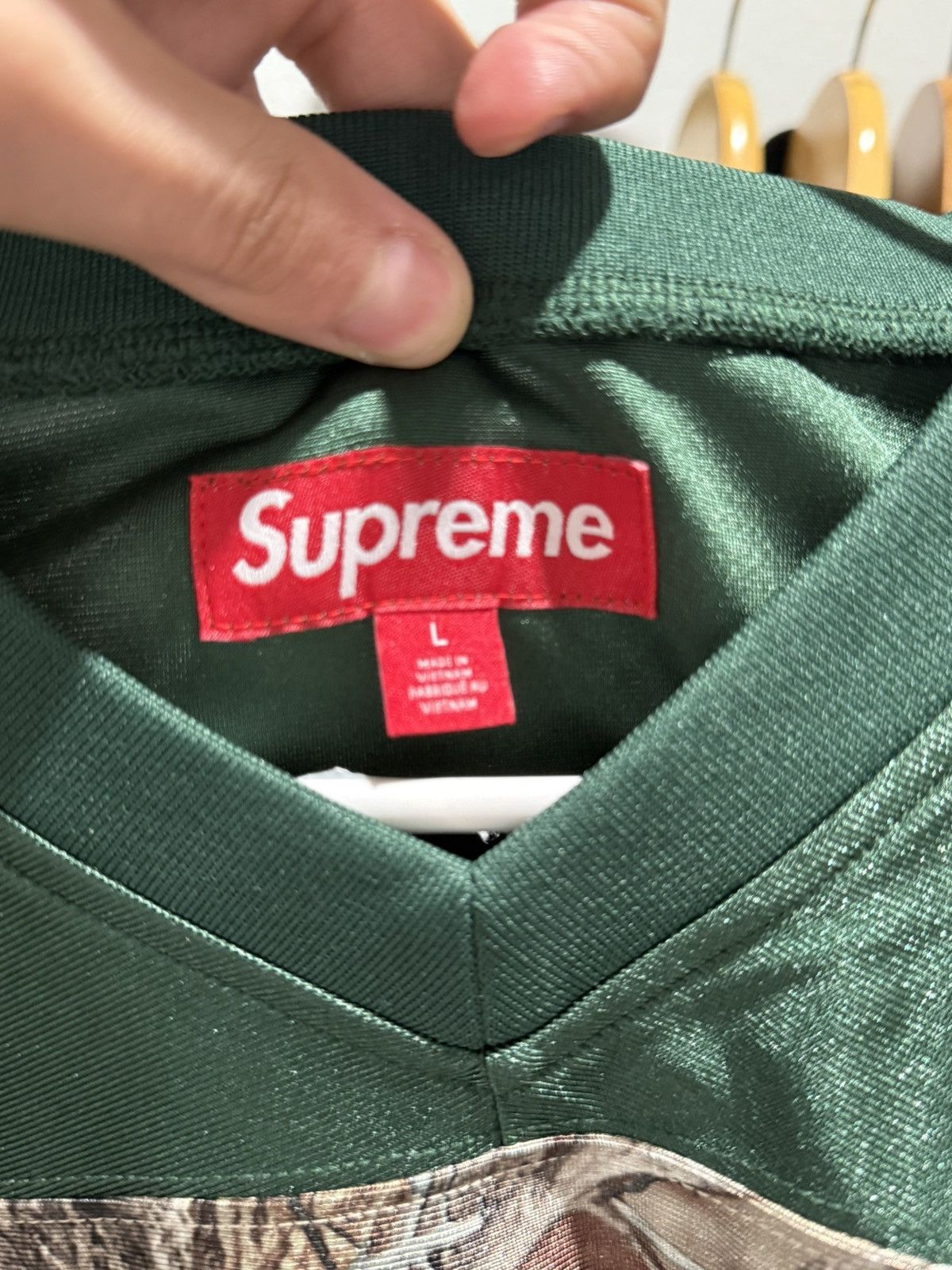 Supreme Supreme breast cancer awareness jersey Size US L / EU 52-54 / 3 - 4 Thumbnail
