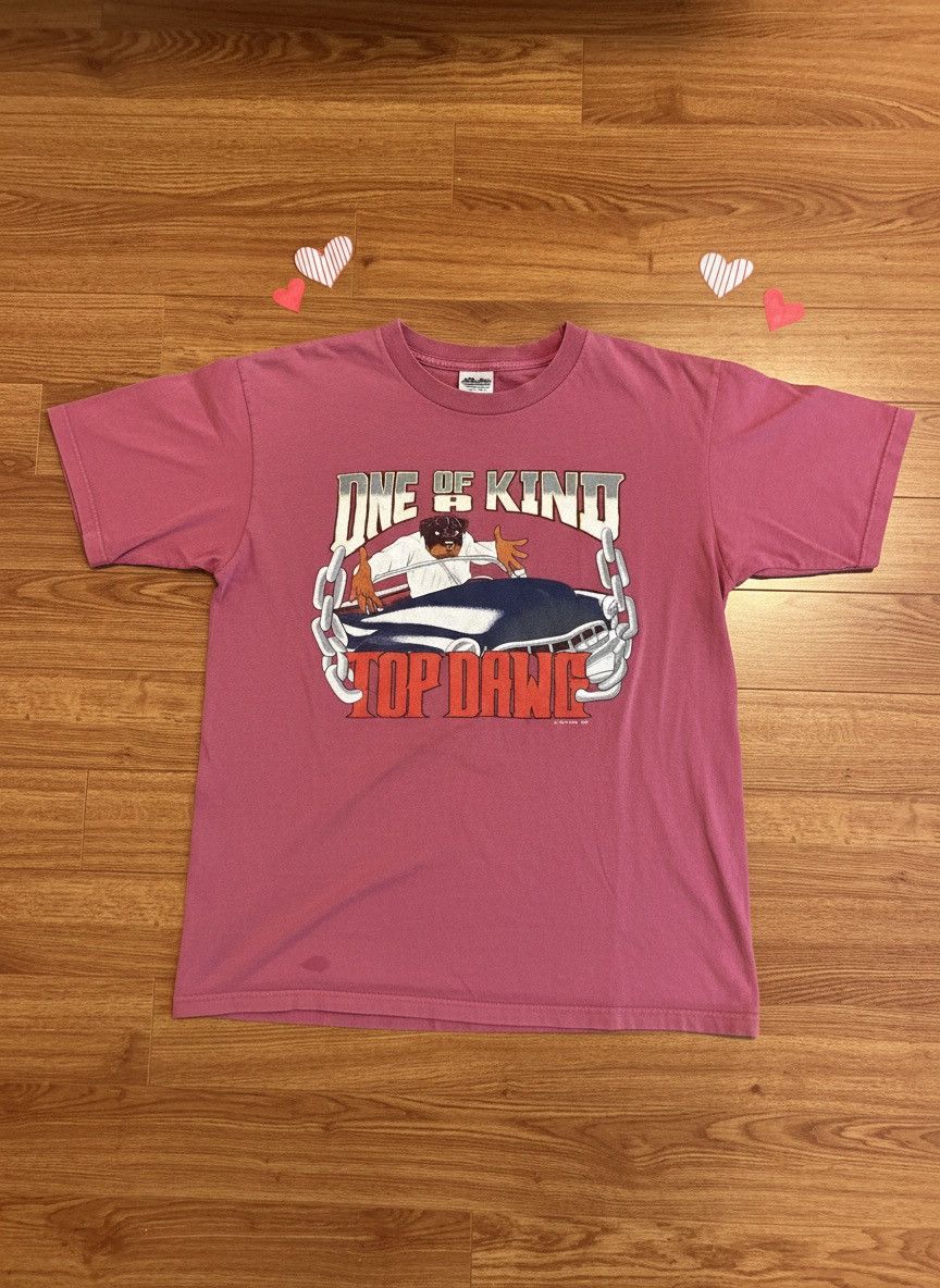 Top Dawg Entertainment 1995 Top Dawg Graphic Hip Hop Baggy Streetwear Burgundy Tee Size US XL / EU 56 / 4 - 2 Thumbnail
