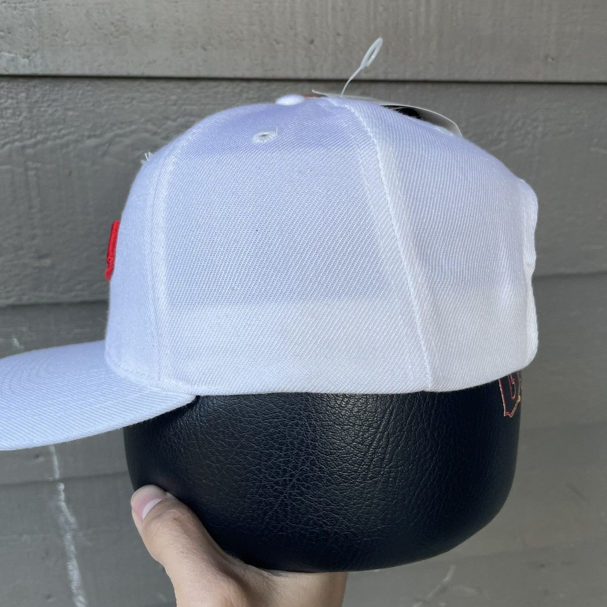 Drew Pearson Vintage ESPN Drew Pearson White Wool Strapback Hat NWT Size ONE SIZE - 7 Thumbnail