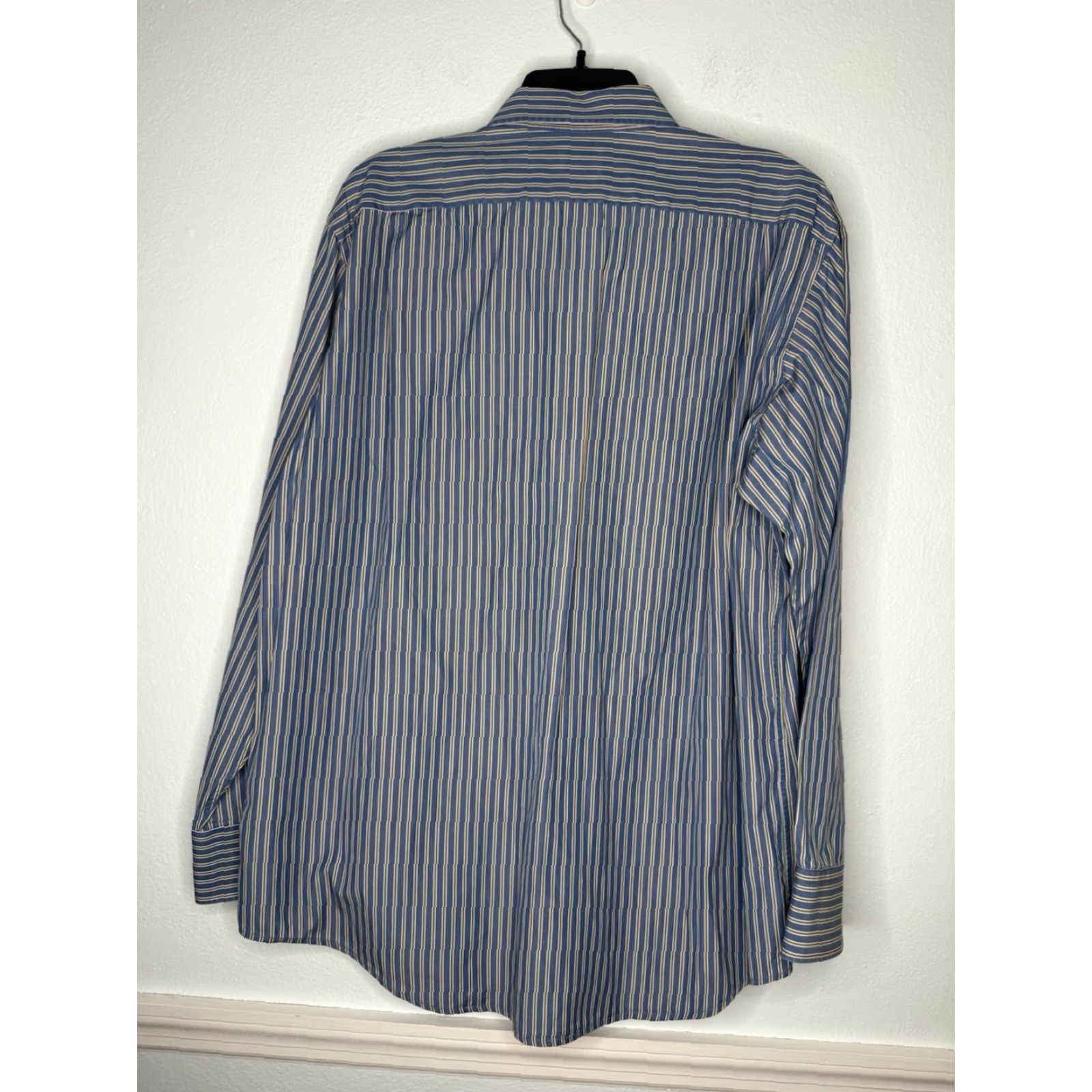 Lacoste Lacoste Shirt Mens 44 Long Sleeve Button-Up Collared Striped Multicolor Classic Preppy All Seasons Pocket Fashion Size US XXL / EU 58 / 5 - 2 Thumbnail