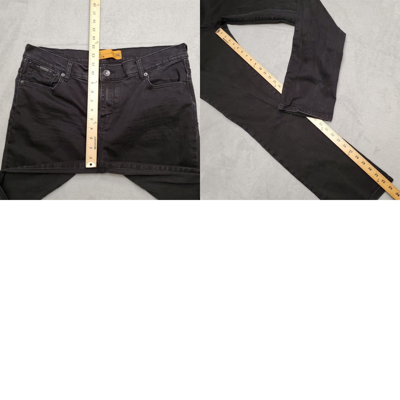 Denime Dysfunctional Jeans Men 36x33 Black Denim Pants Black Sheep Brigade Fast Skate Jeans Shirt? Size US 36 / EU 52 - 9 Thumbnail