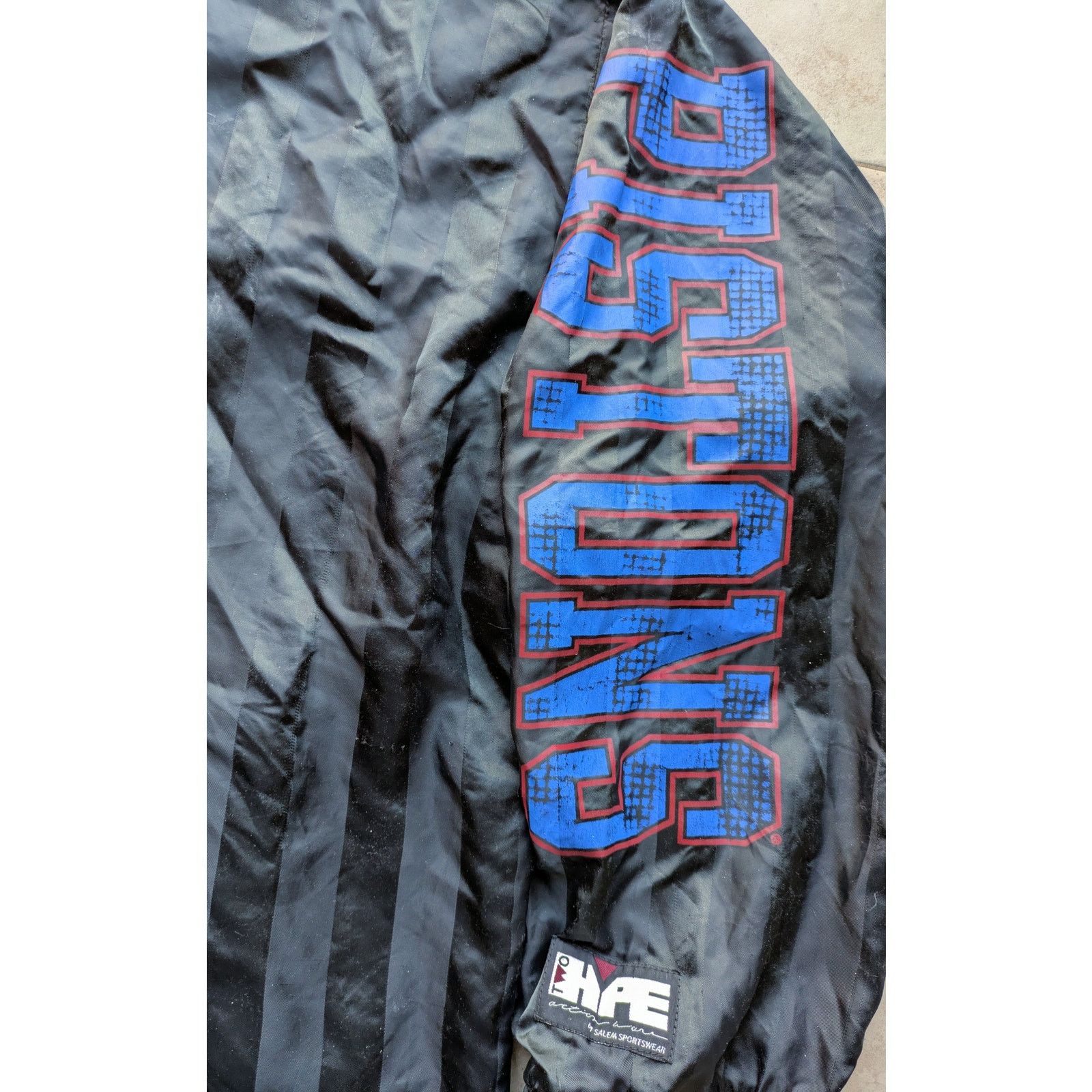 NBA × Starter Detroit Pistons 90s Two HYPE SALEM pullover XL black NBA vtg Size US XL / EU 56 / 4 - 4 Thumbnail
