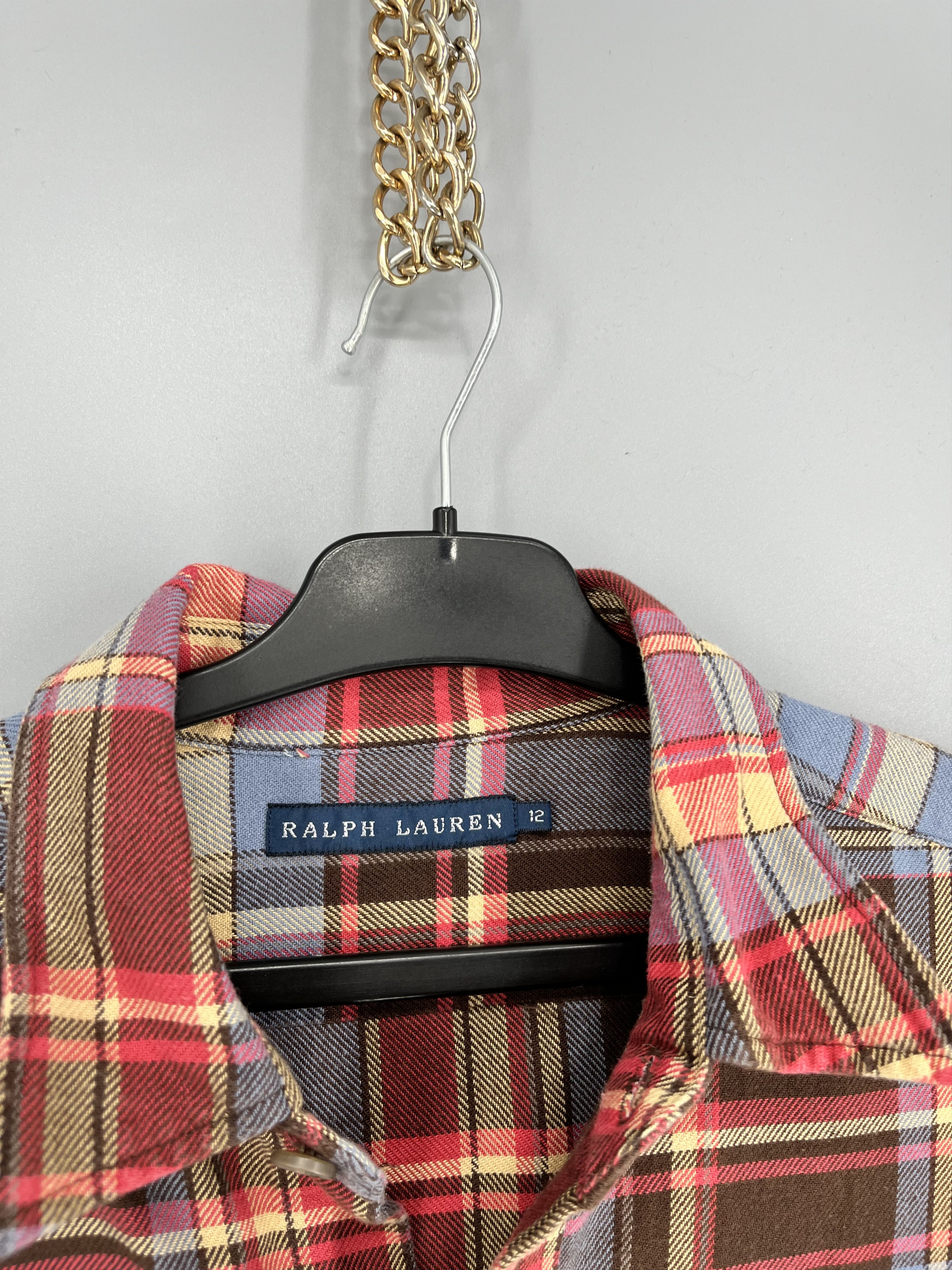 Flannel Vintage Flannel Polo Raplh Lauren Plaid Shirt Travis style Size US S / EU 44-46 / 1 - 7 Thumbnail